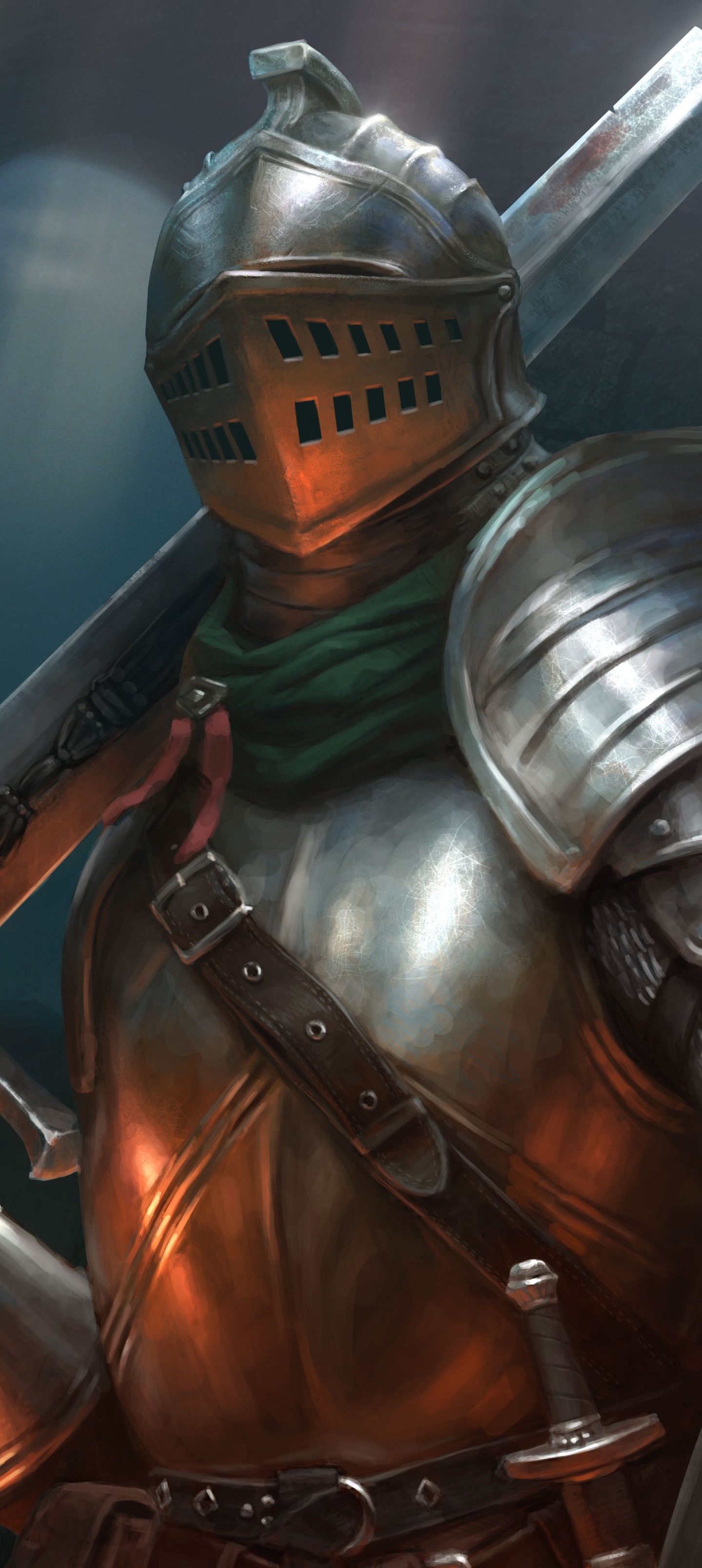 Video Game Dark Souls, Armor, Knight, Warrior, 1440x3216, Phone HD Wallpaper