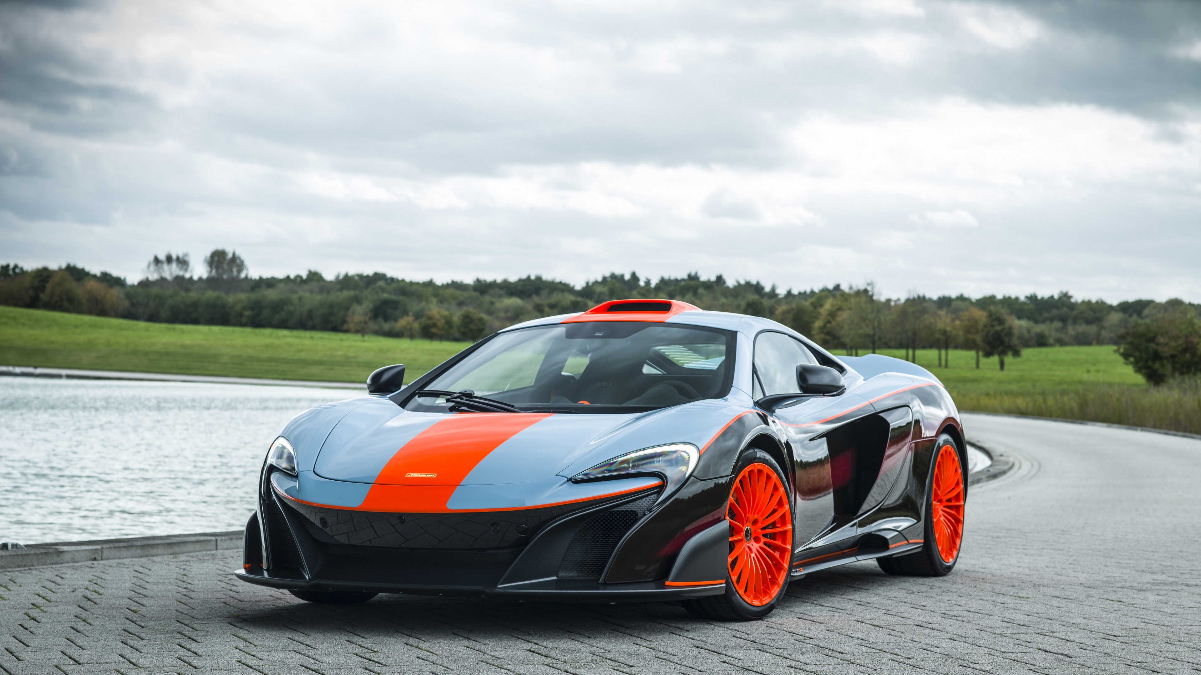 McLaren 675LT F1 GTR livery, luxury cars, 4K, HD Wallpaper