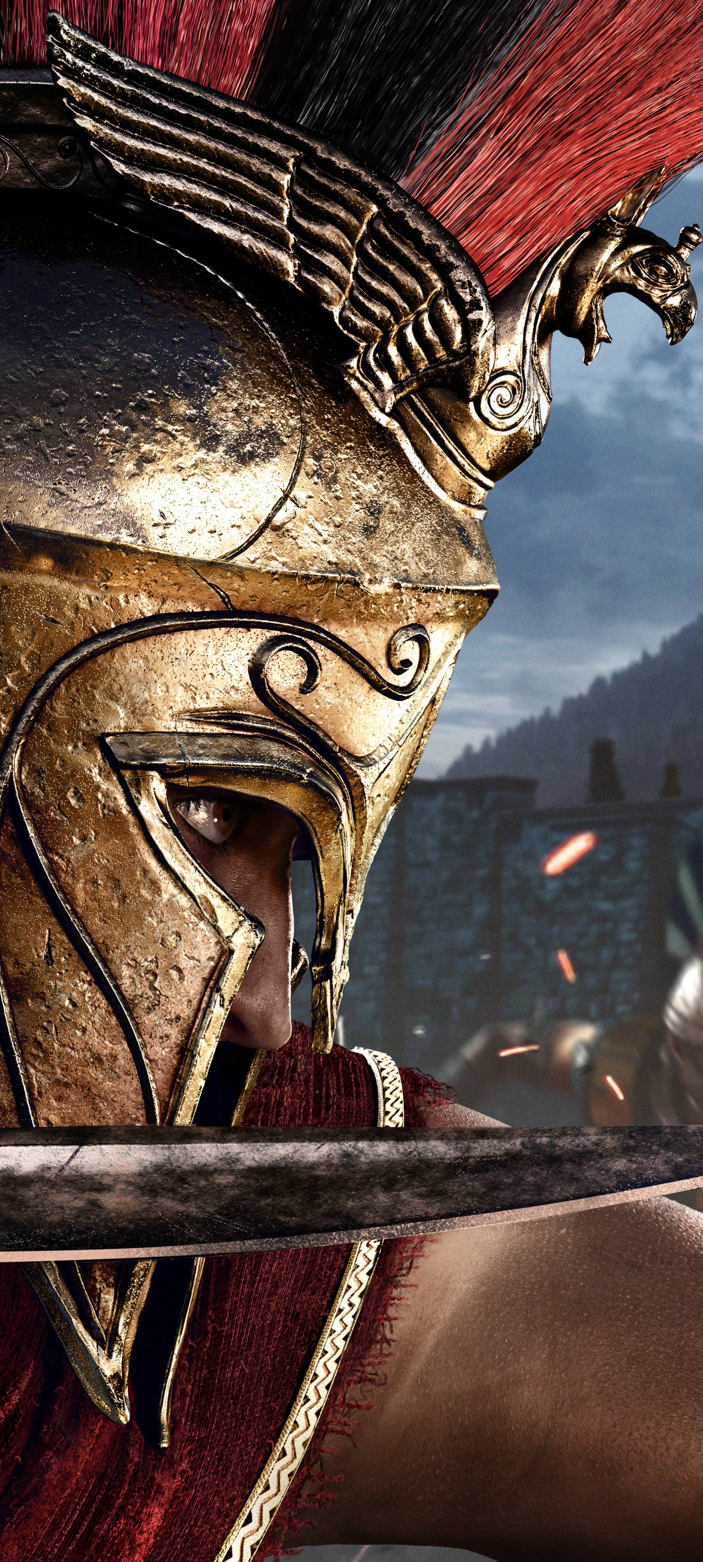 Video Game Assassins Creed Odyssey, 1440x3200, Phone HD Wallpaper