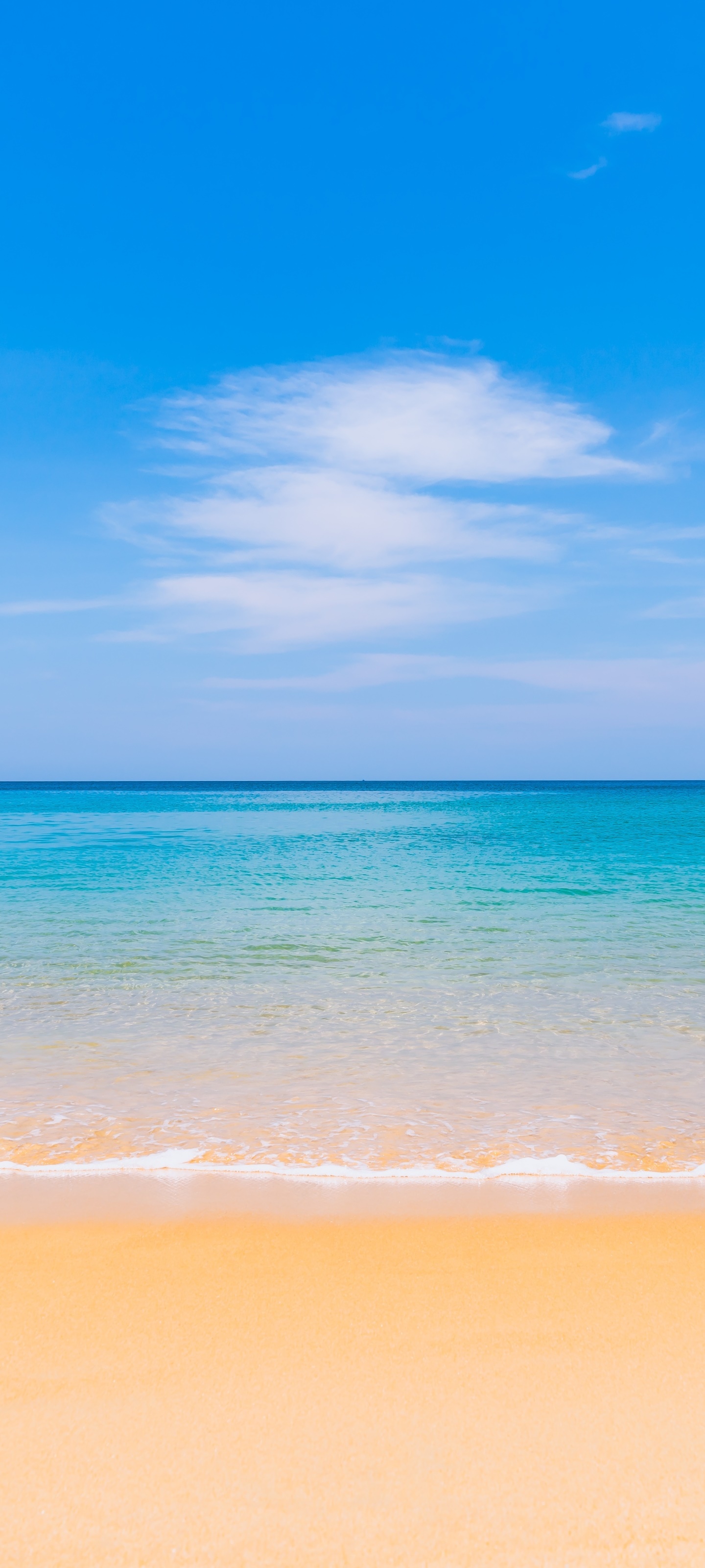 Earth Ocean, Sky, Horizon, Nature, 1440x3200, Phone HD Wallpaper
