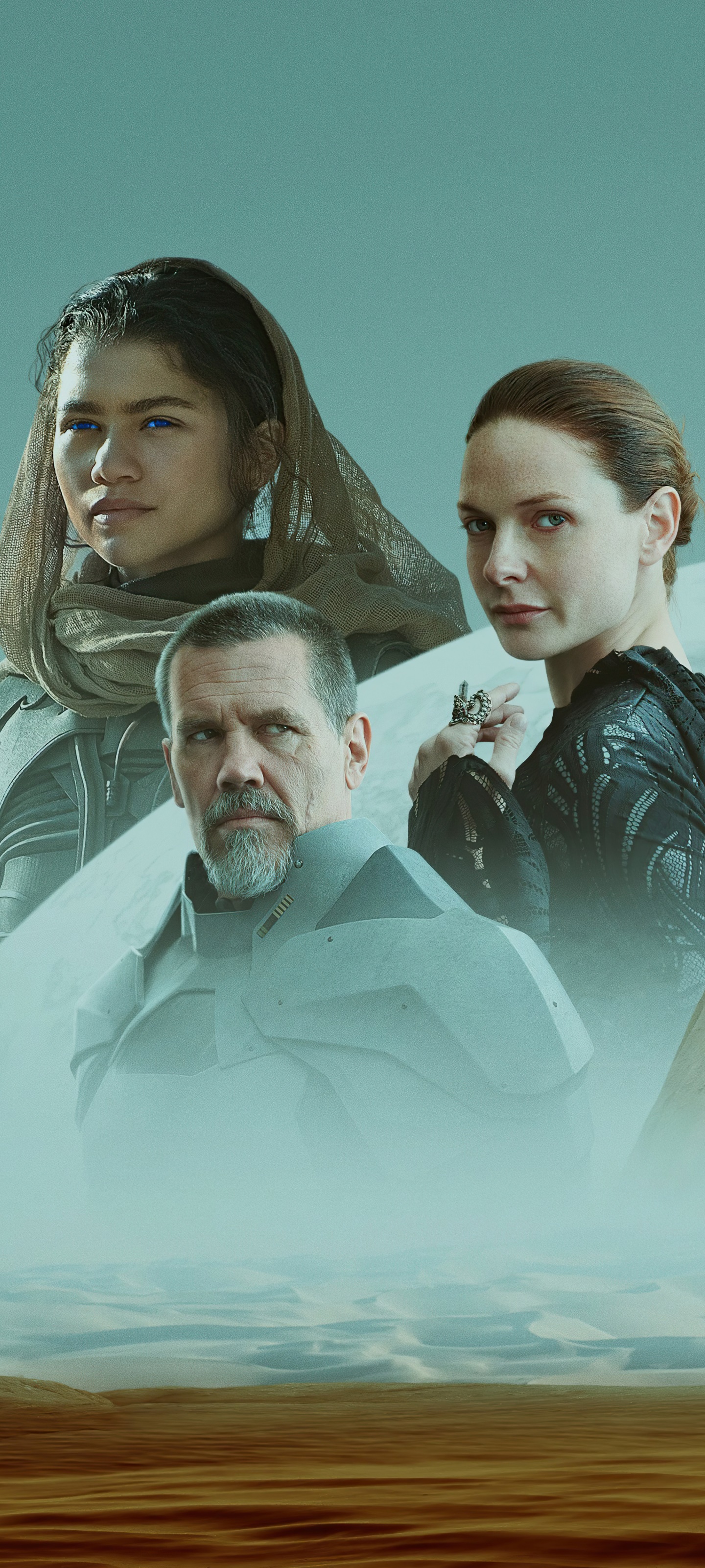 Movie Dune (2021), Zendaya, Josh Brolin, 1440x3200, Phone HD Wallpaper