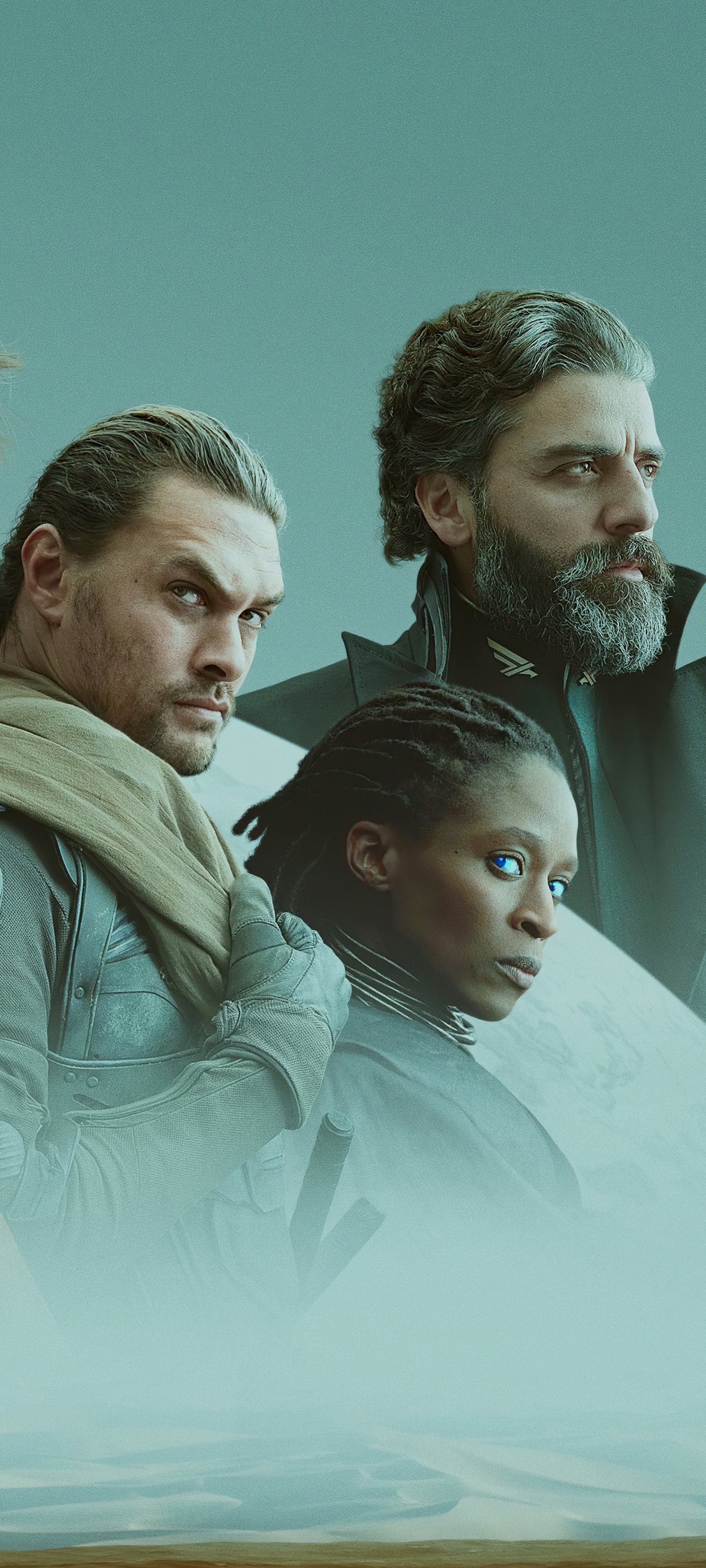 Movie Dune (2021), Jason Momoa, Sharon Duncan-Brewster, 1440x3200, Phone HD Wallpaper