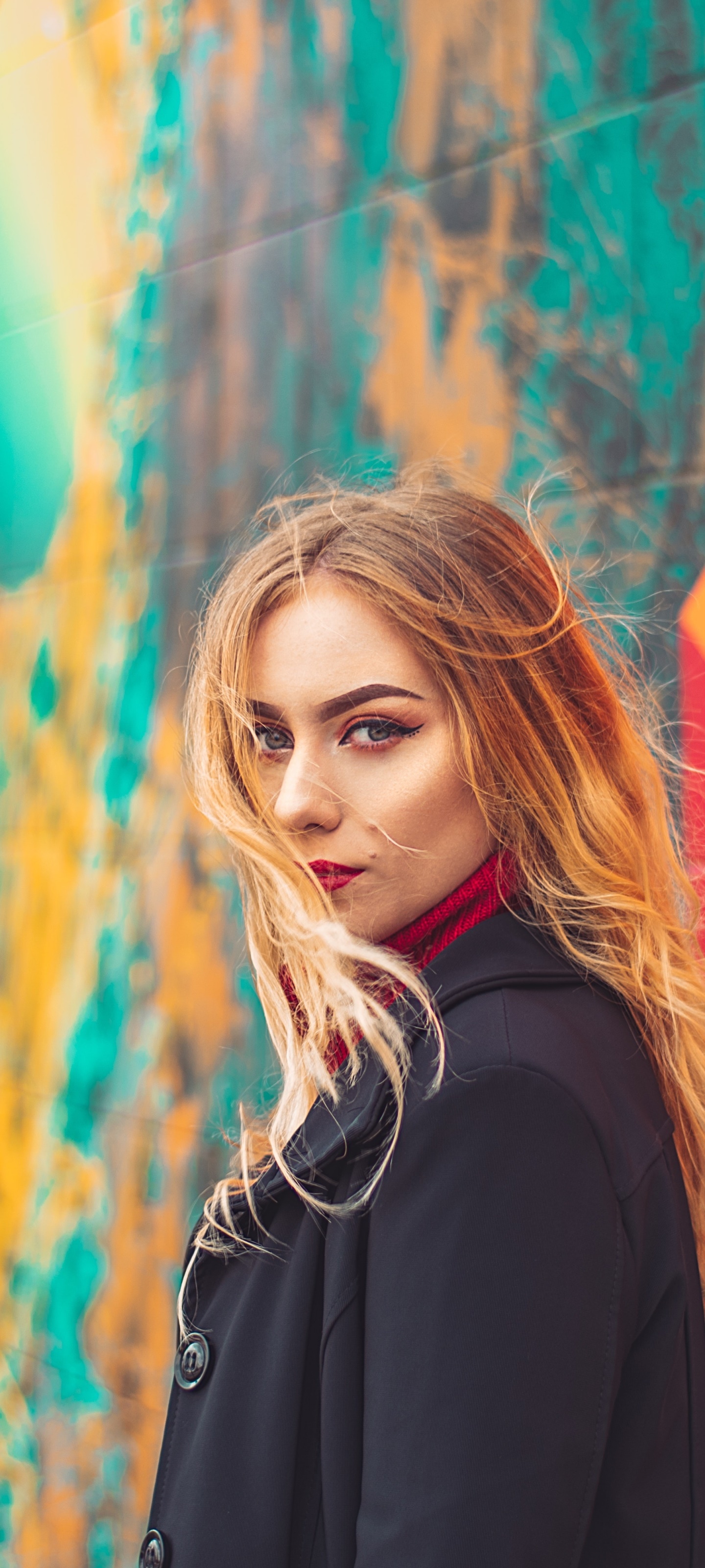 Women Model, Blonde, 1440x3200, Phone HD Wallpaper