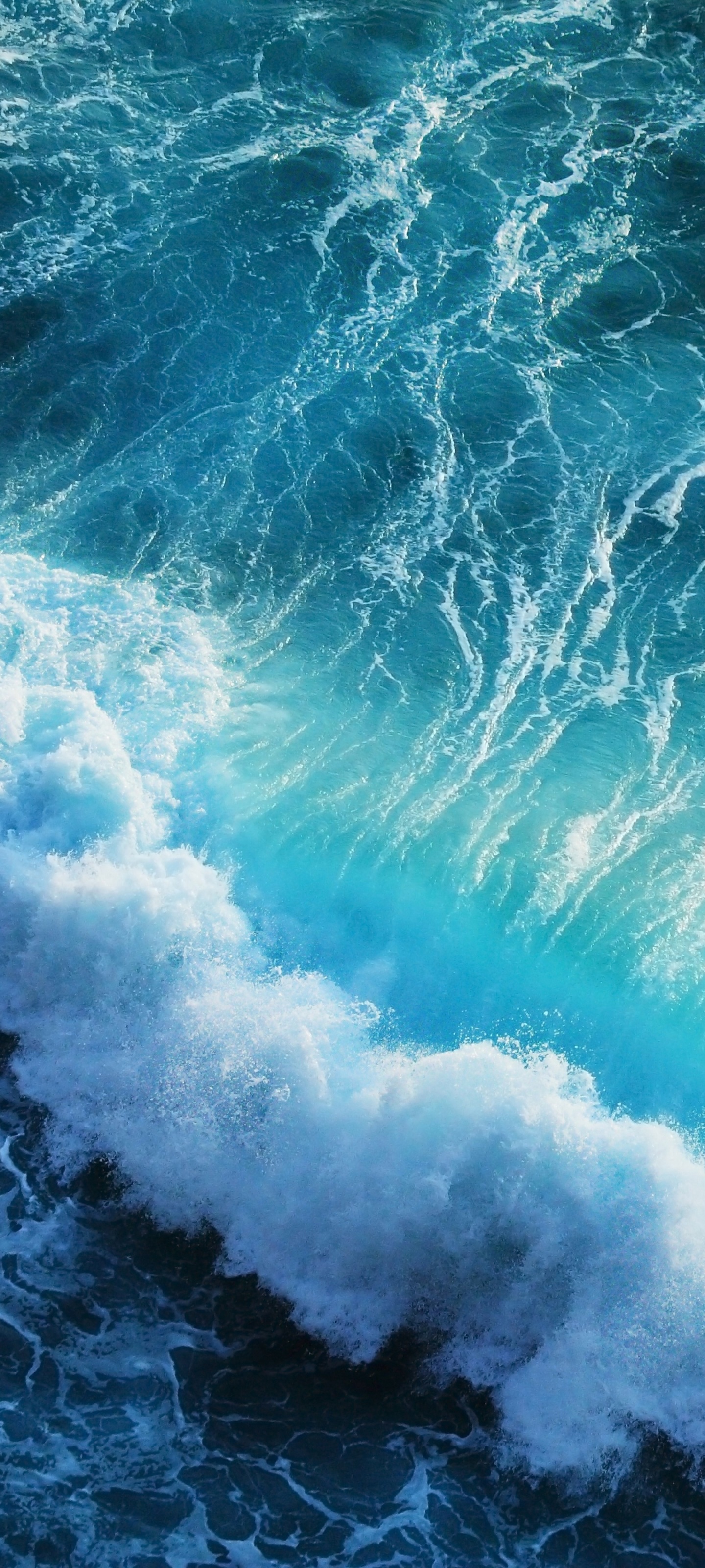 Earth Ocean, Wave, 1440x3200, Phone HD Wallpaper