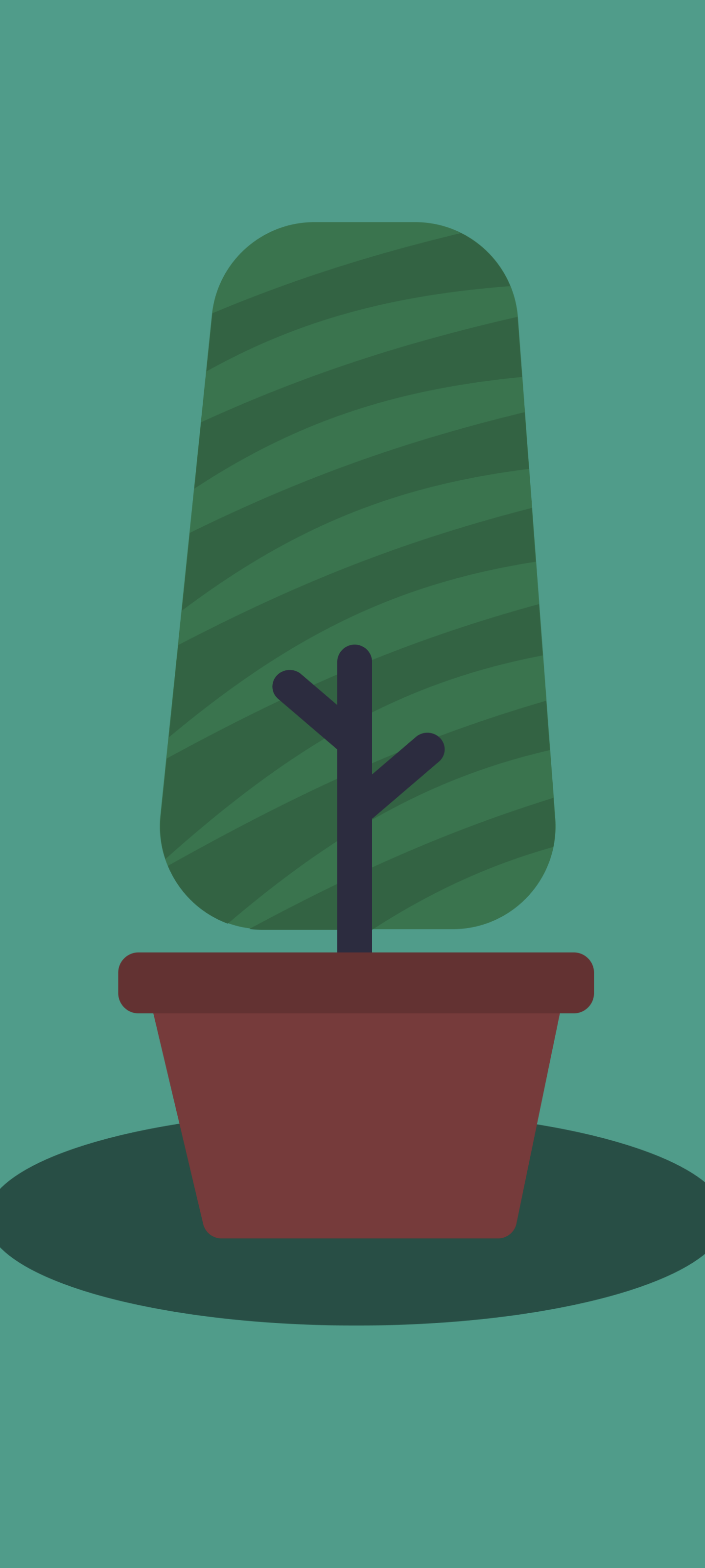 Artistic Minimalist, Plant, Pot Plant, 1440x3200, Phone HD Wallpaper