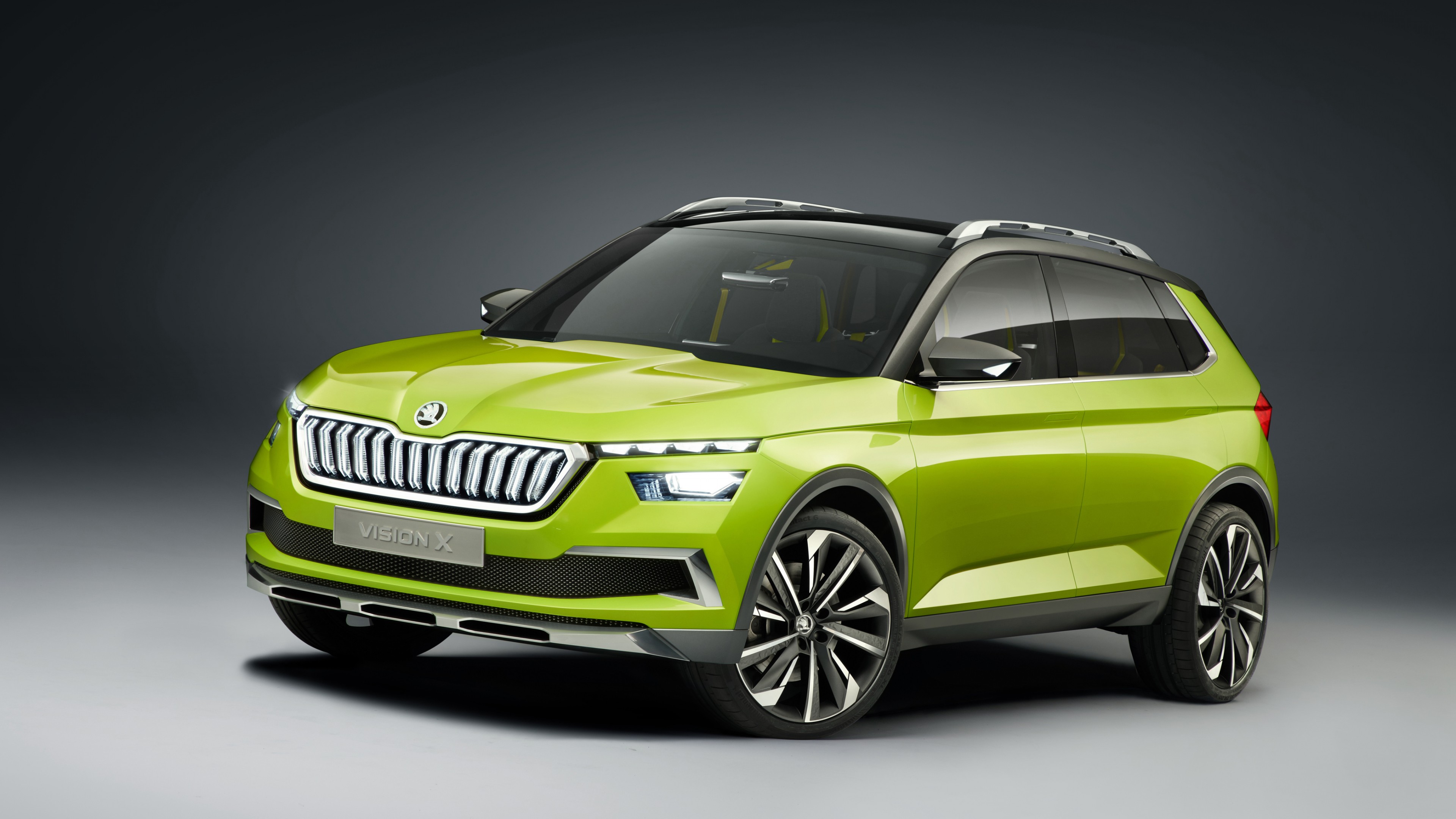 Skoda Vision X, electric car, 4K, HD Wallpaper