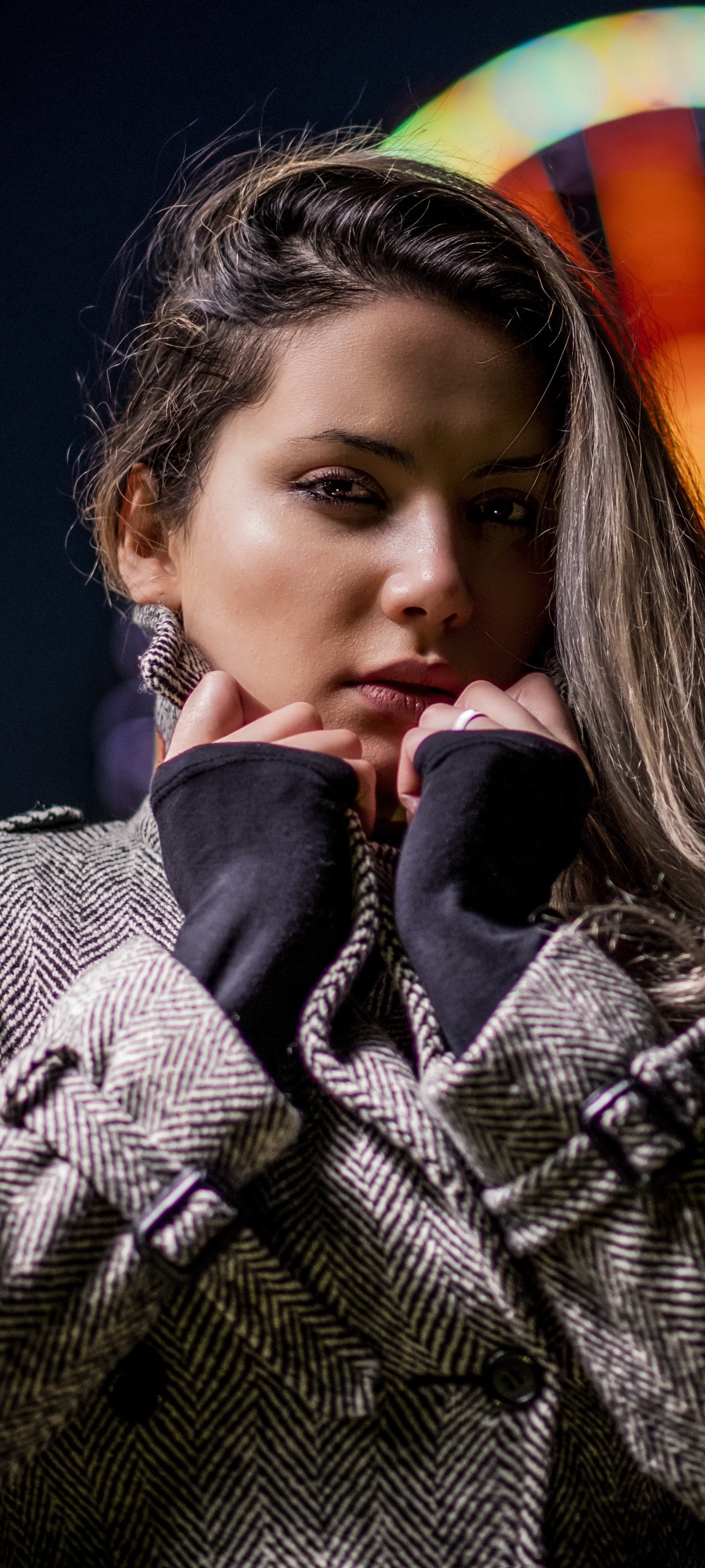 Women Model, Brunette, 1440x3200, Phone HD Wallpaper