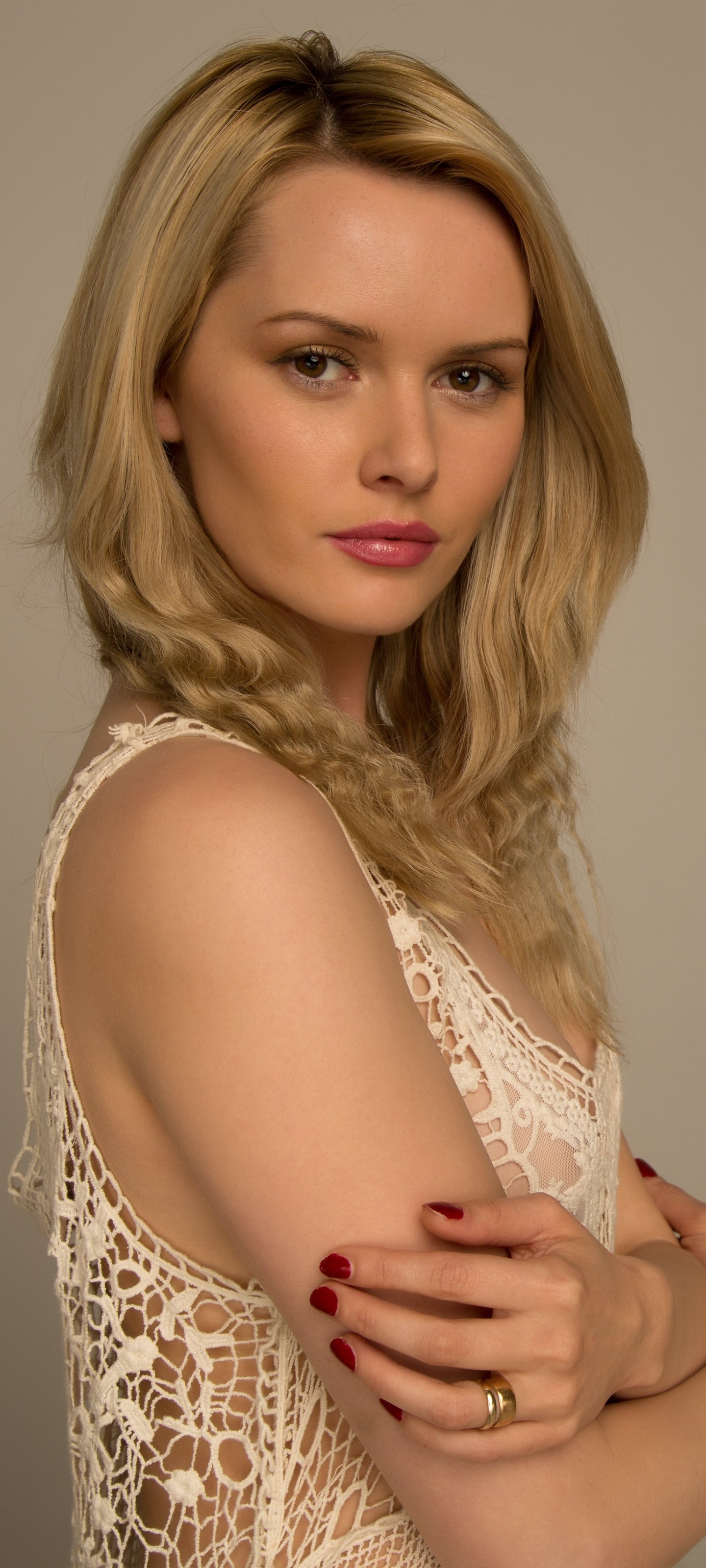 Women Model, Carla Monaco, Blonde, 1440x3200, Phone HD Wallpaper