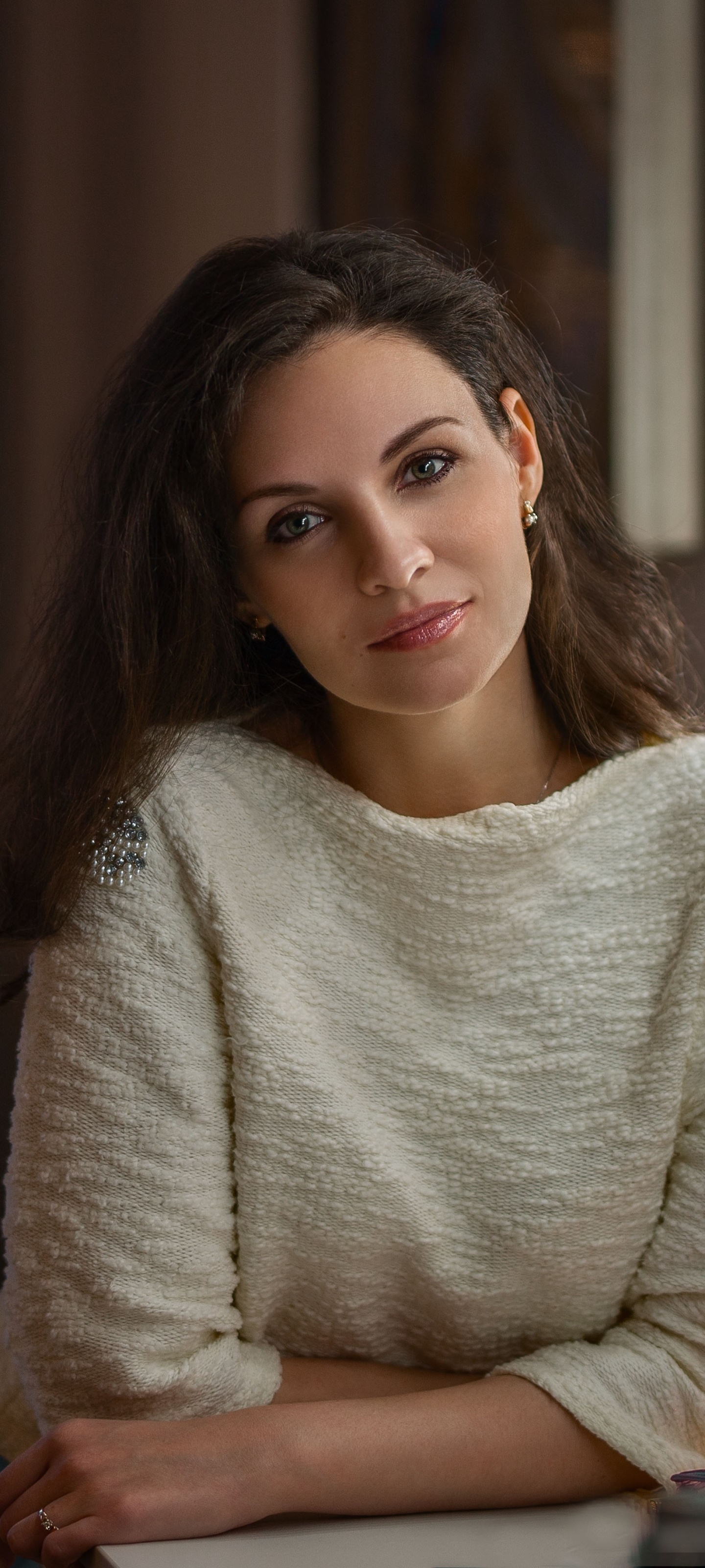 Women Model, Brunette, 1440x3200, Phone HD Wallpaper