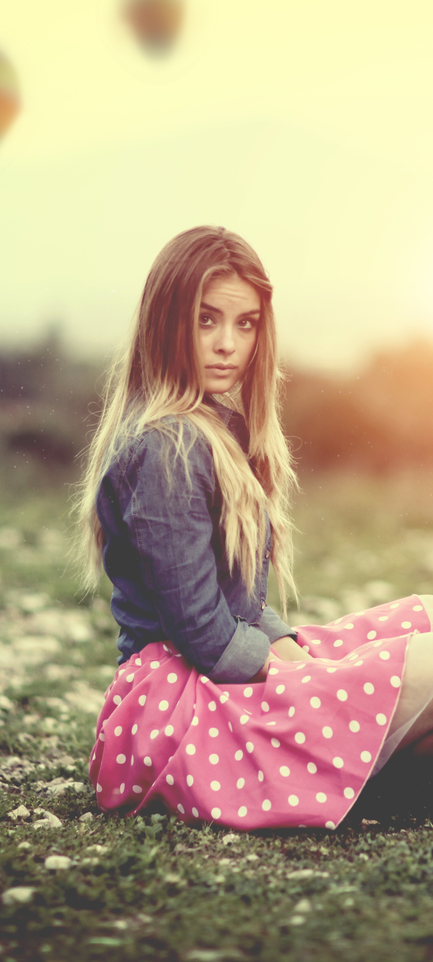 Women Model, Blonde, 1440x3200, Phone HD Wallpaper