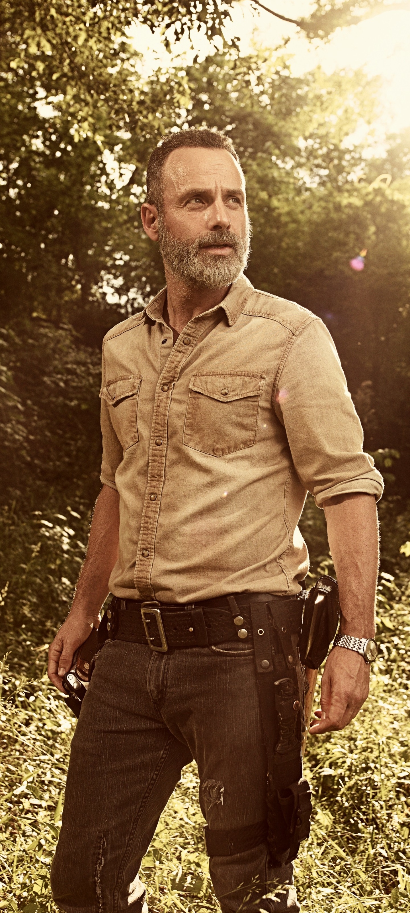 TV Show The Walking Dead, Rick Grimes, Andrew Lincoln, 1440x3200, Phone HD Wallpaper
