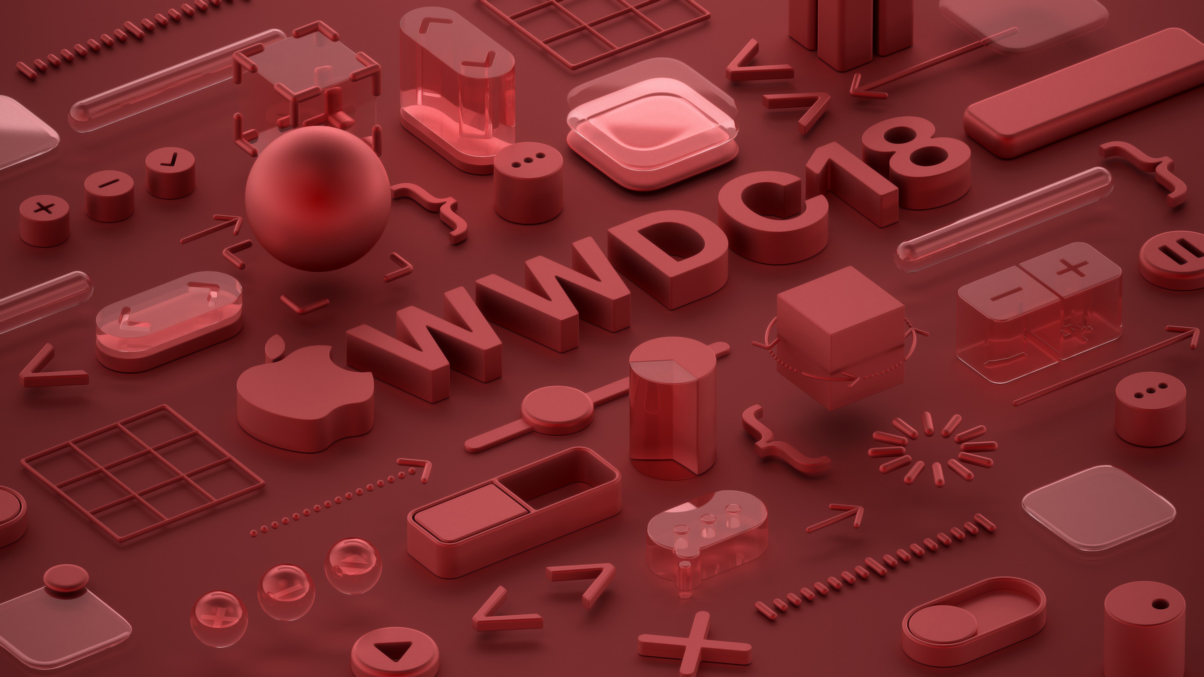 WWDC 2018, Bronze, 3D, 4K, HD Wallpaper