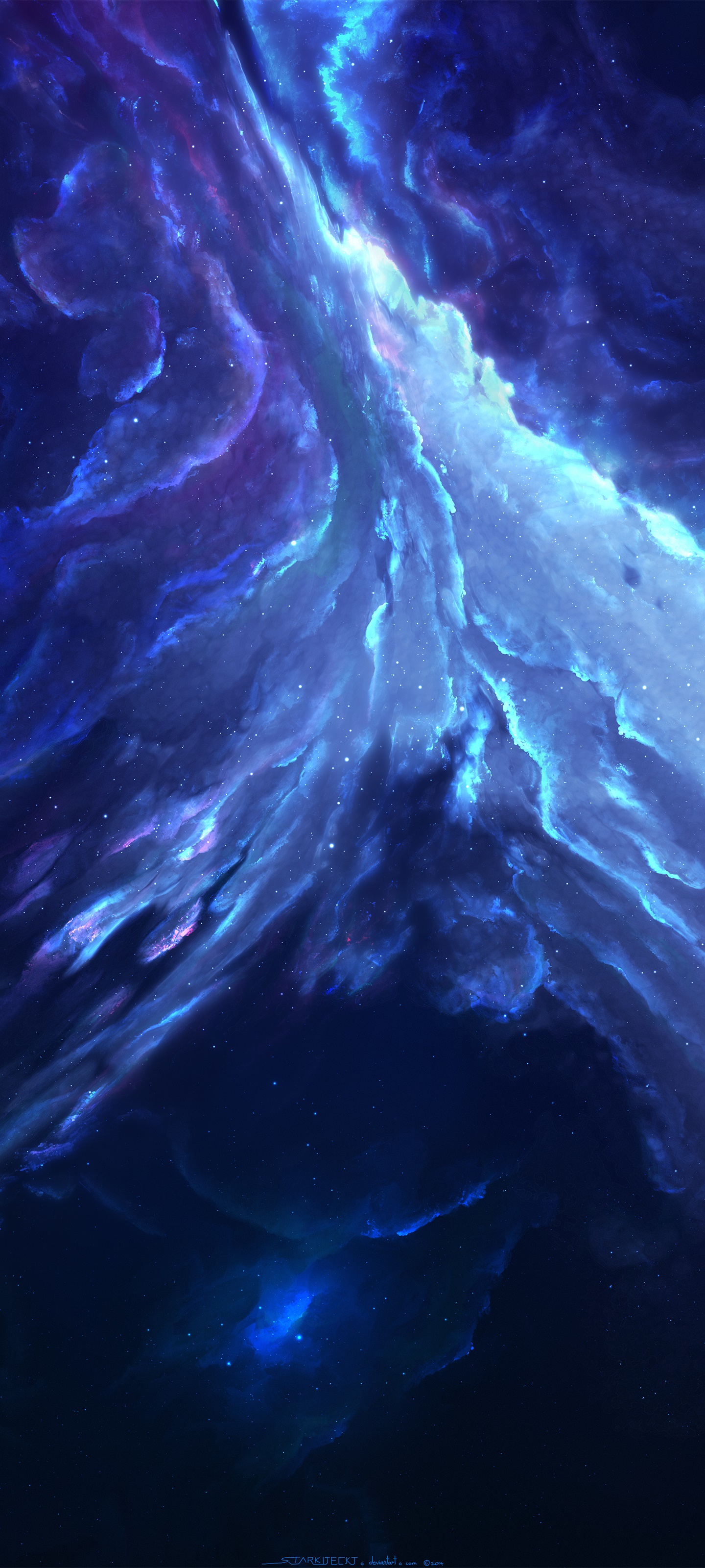 Sci Fi Nebula, Space, 1440x3200, Phone HD Wallpaper
