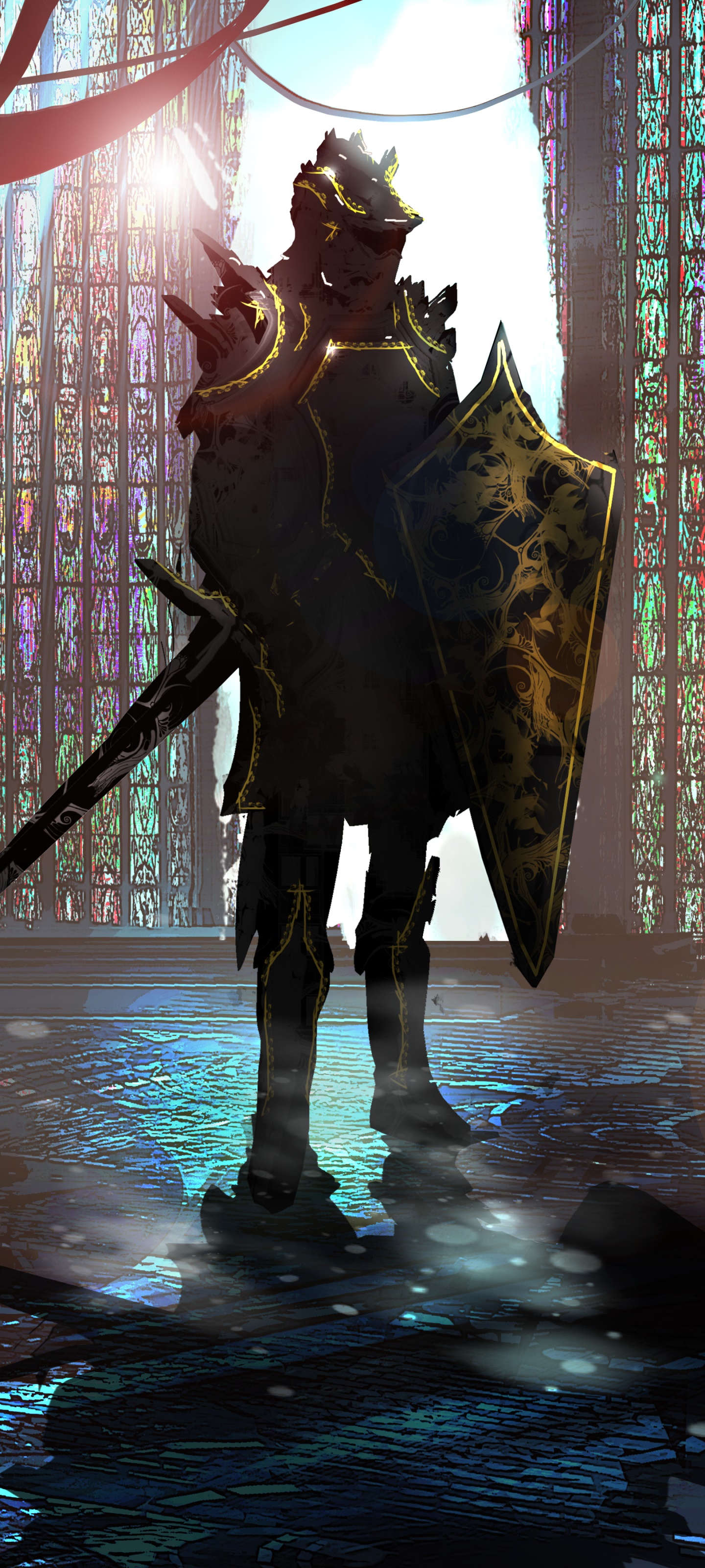 Fantasy Knight, Armor, Warrior, 1440x3200, Phone HD Wallpaper