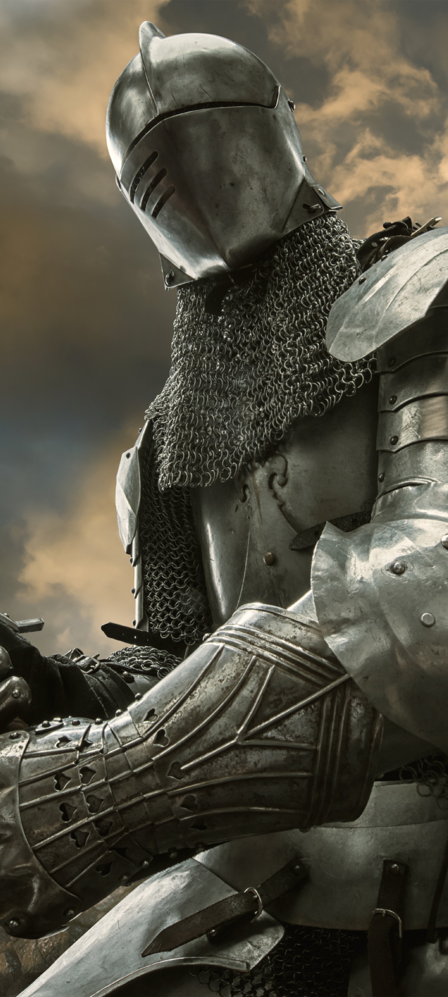 Fantasy Knight, Warrior, Armor, 1440x3200, Phone HD Wallpaper