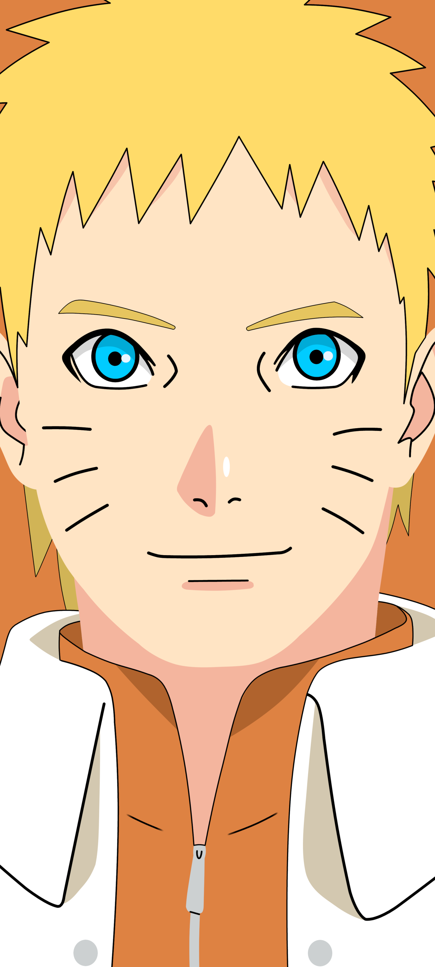 Anime Boruto, Boruto (Anime), Minimalist, Blue Eyes, Hokage (Naruto), Boruto: Naruto Next Generations, 1440x3200, Phone HD Wallpaper
