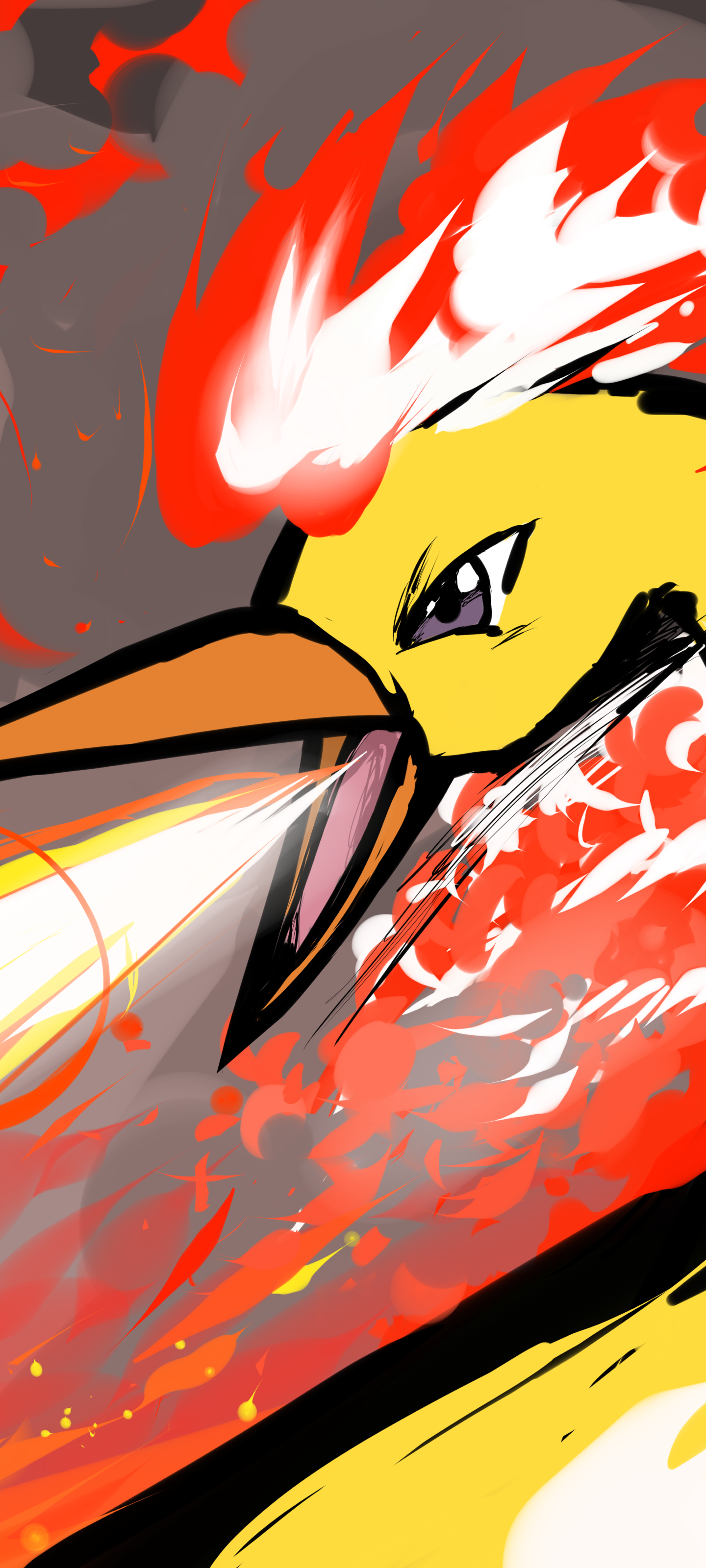 Anime Pokémon, Moltres (Pokémon), 1440x3200, Phone HD Wallpaper
