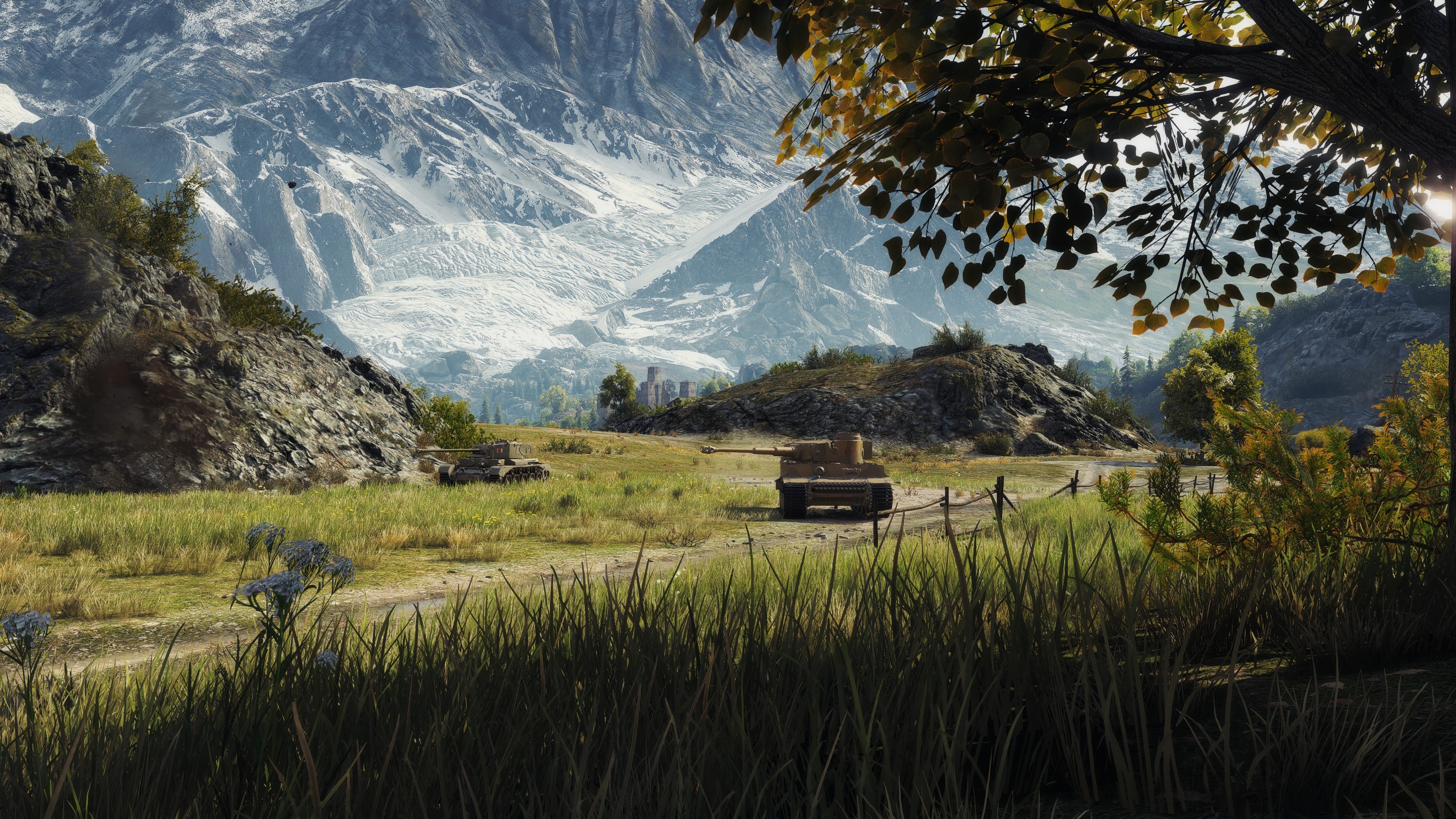 Nature graphics, World of Tanks 1.0.2, 4K, HD Wallpaper