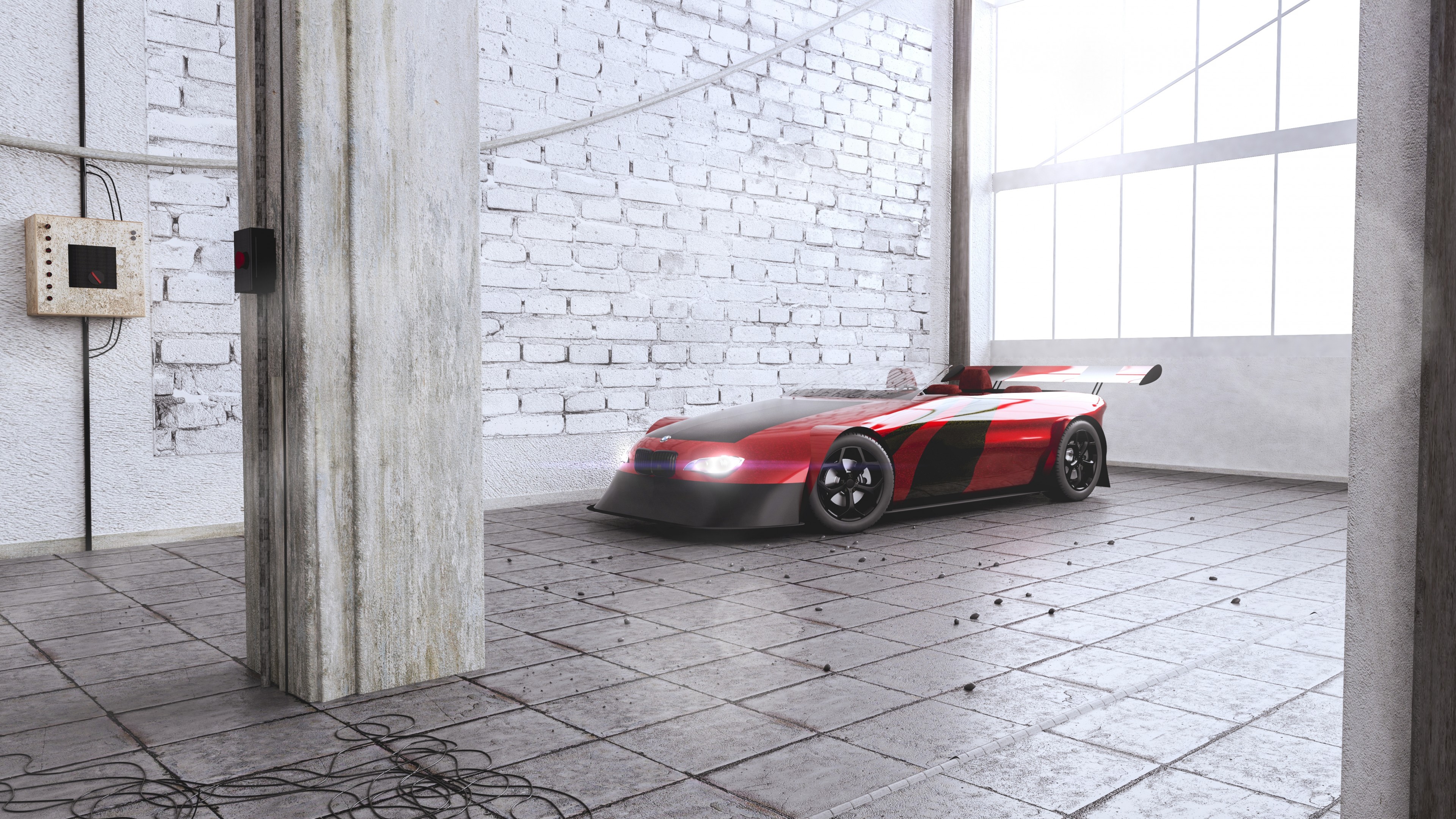 BMW Convertible Concept, race car, 4K, 4K, HD Wallpaper