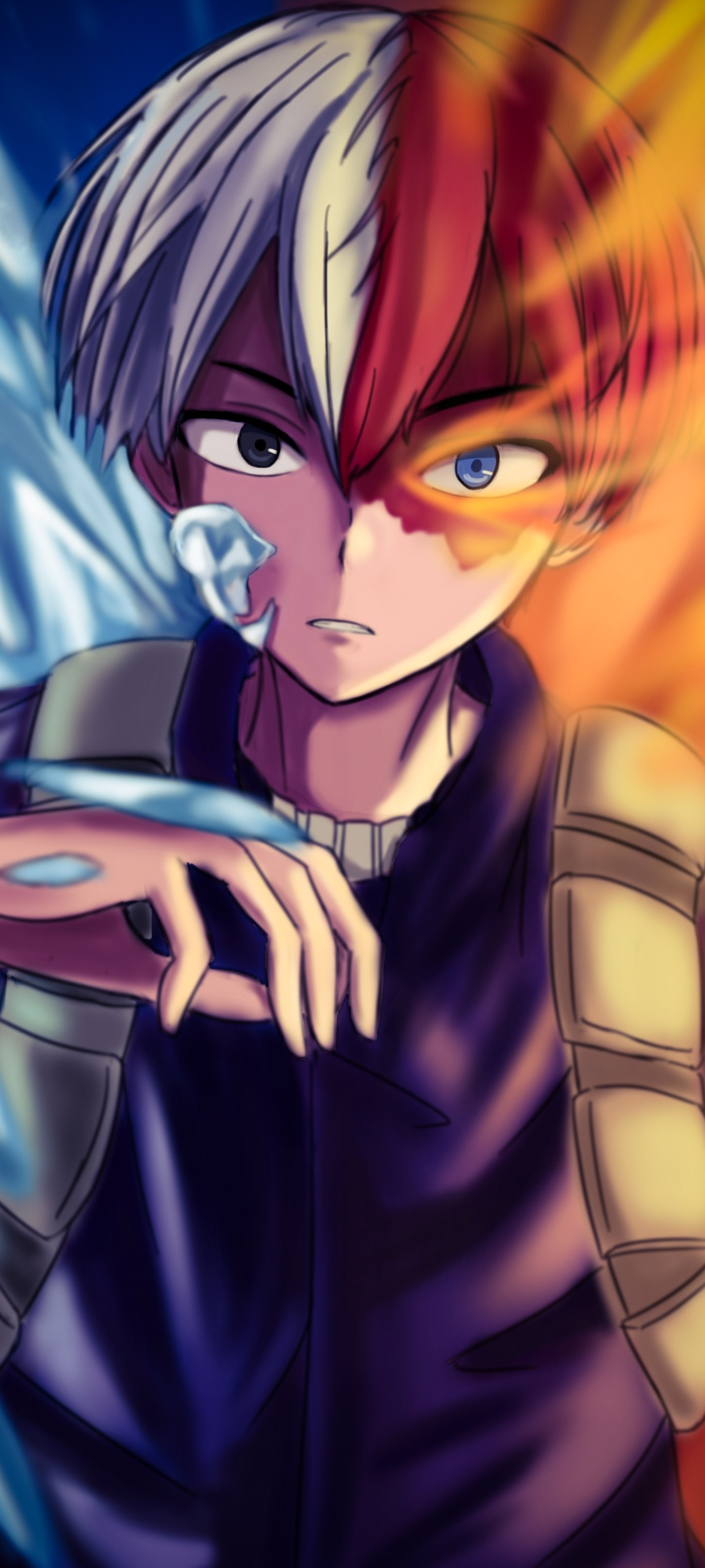 Anime My Hero Academia, Shoto Todoroki, 1440x3200, Phone HD Wallpaper