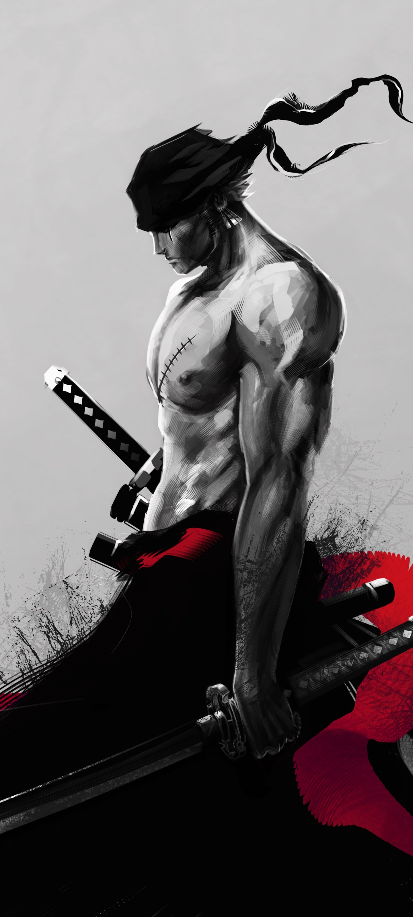 Anime One Piece, Roronoa Zoro, 1440x3200, Phone HD Wallpaper