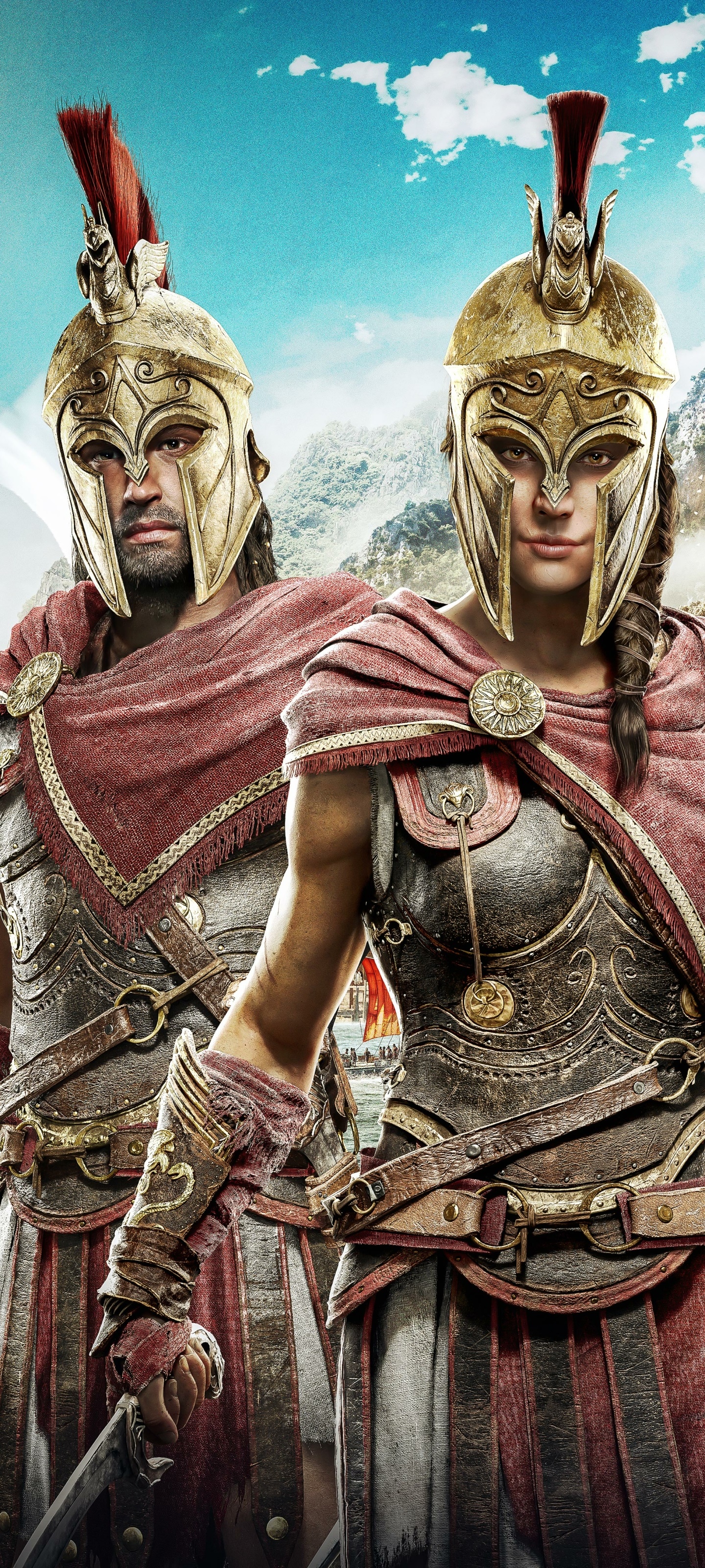 Video Game Assassins Creed Odyssey, 1440x3200, Phone HD Wallpaper