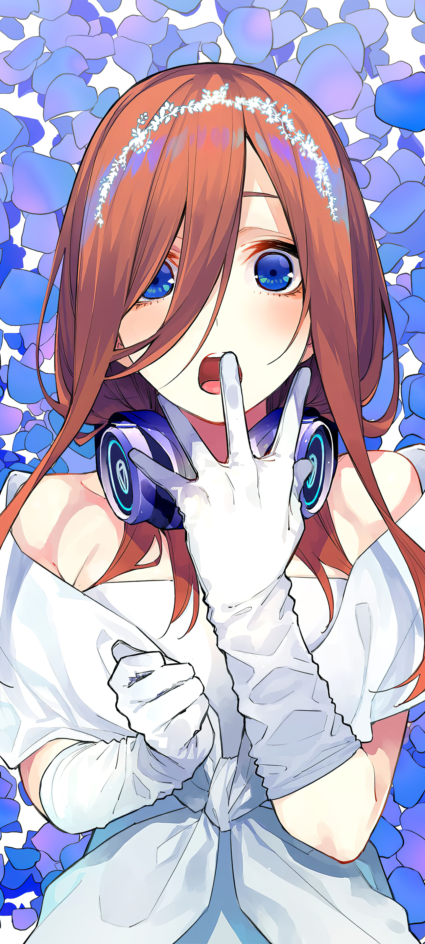 Anime The Quintessential Quintuplets, 5-Toubun No Hanayome, Miku Nakano, 1440x3200, Phone HD Wallpaper