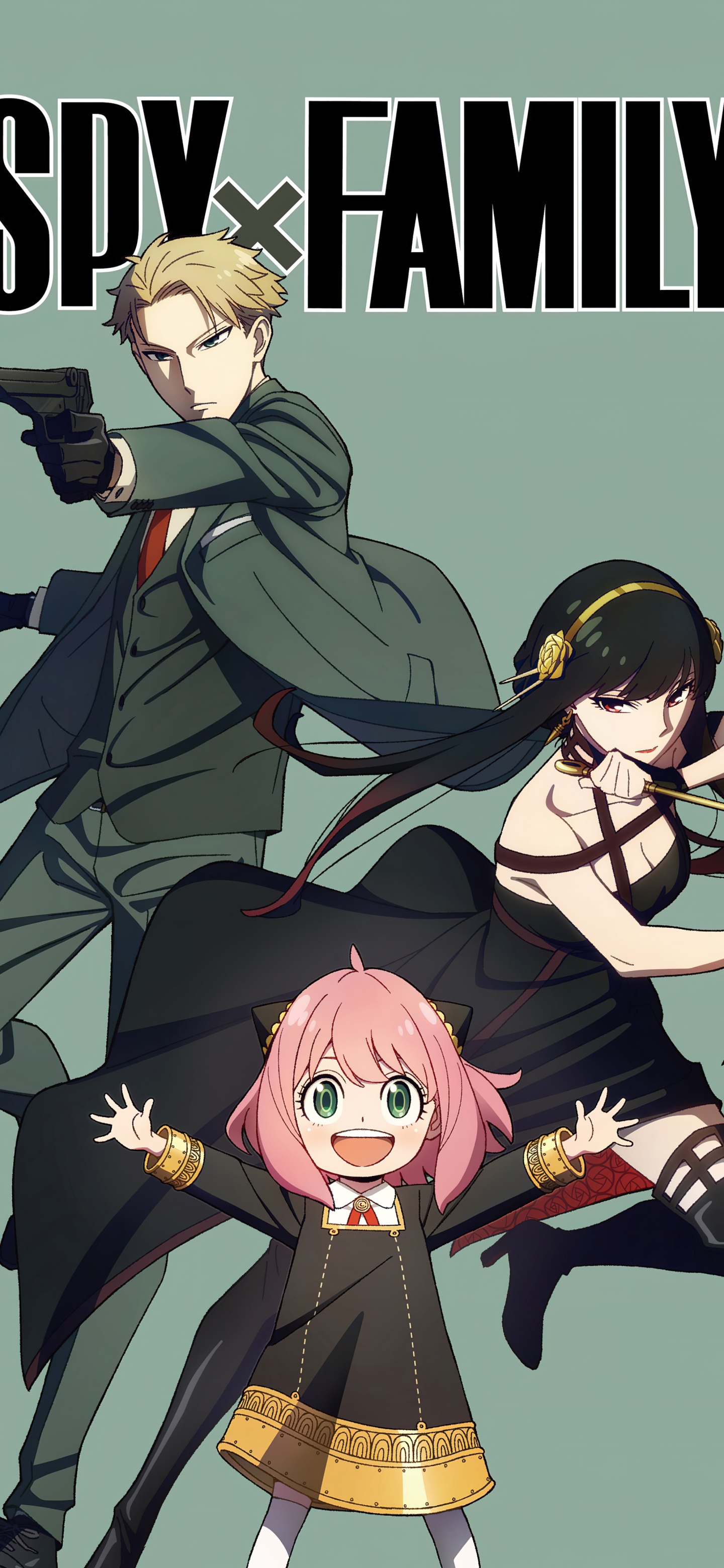 Anime Spy x Family, Yor Forger, Anya Forger, Loid Forger, 1440x3120, Phone HD Wallpaper