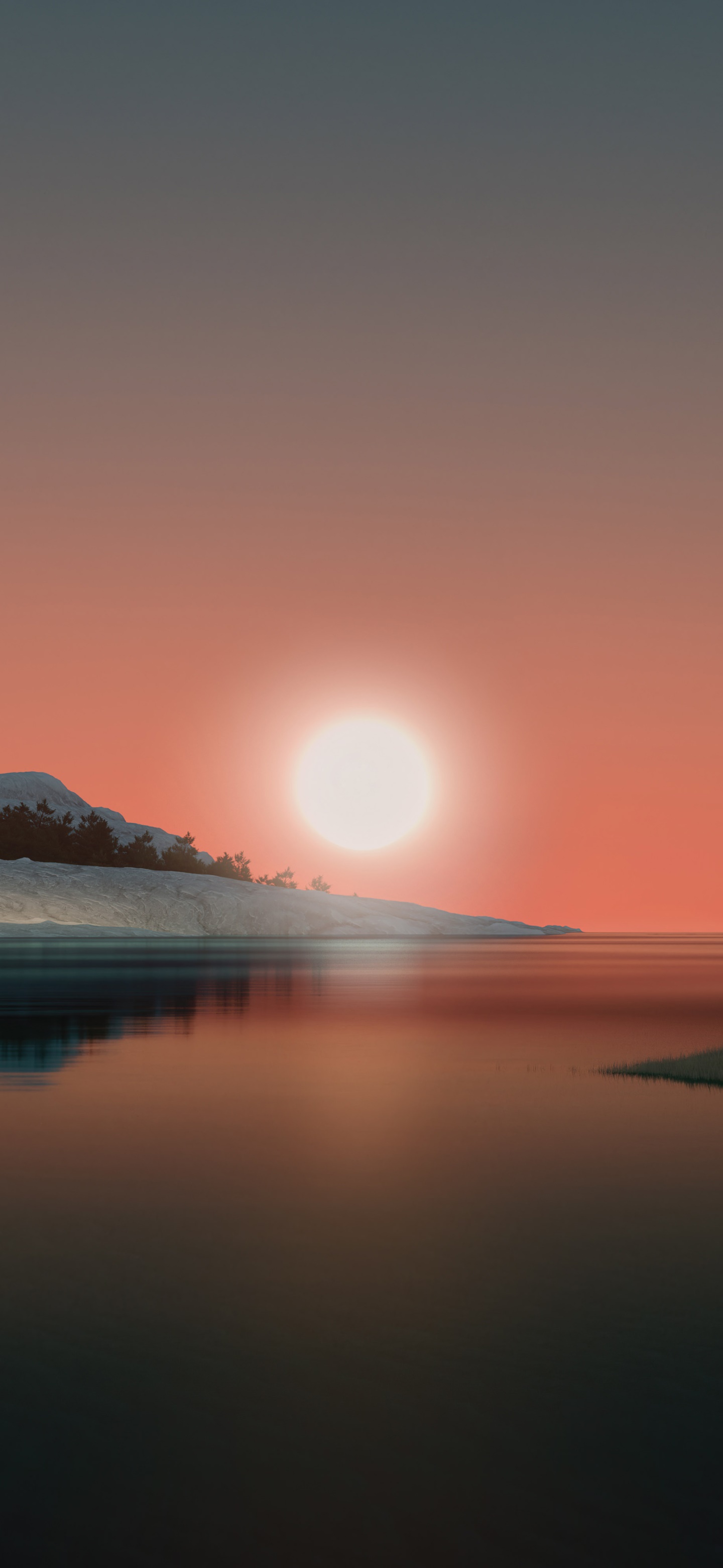 Earth Sunset, 1440x3120, Phone HD Wallpaper