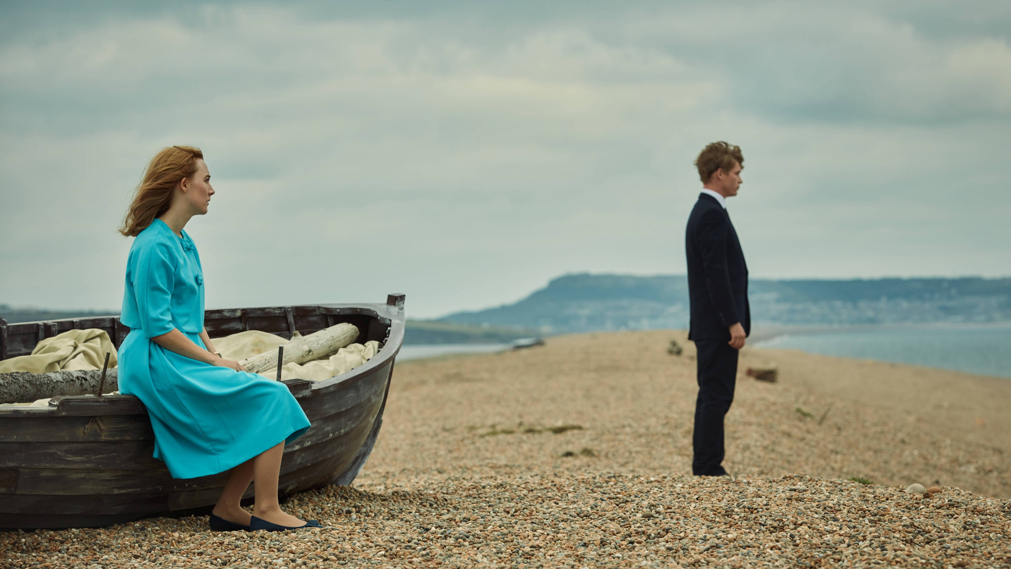 On Chesil Beach, Saoirse Ronan, Billy Howle, 4K, 4K, HD Wallpaper