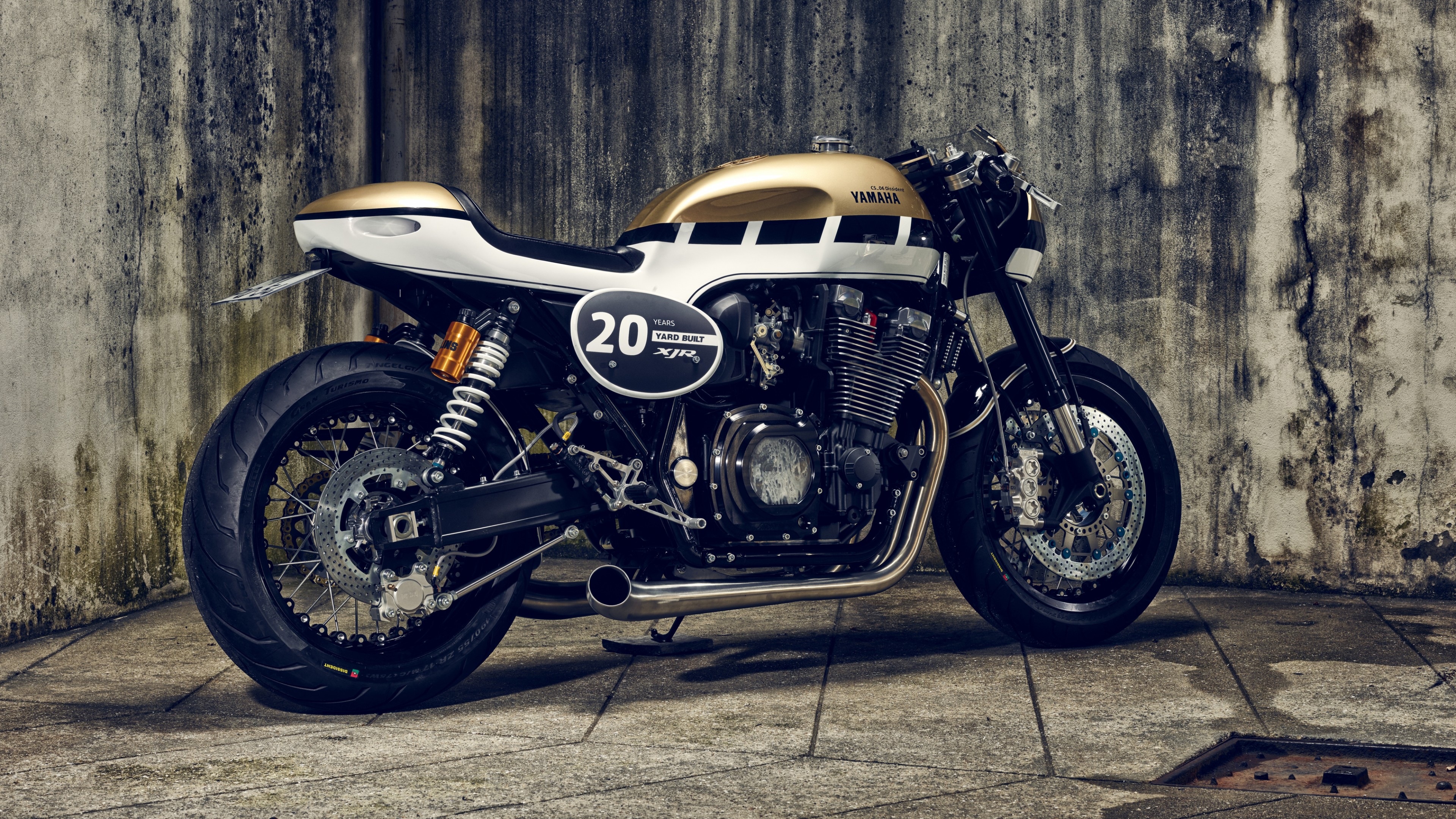 Yamaha XJR 1300 cafe racer, 2018 Bikes, 4K, HD Wallpaper