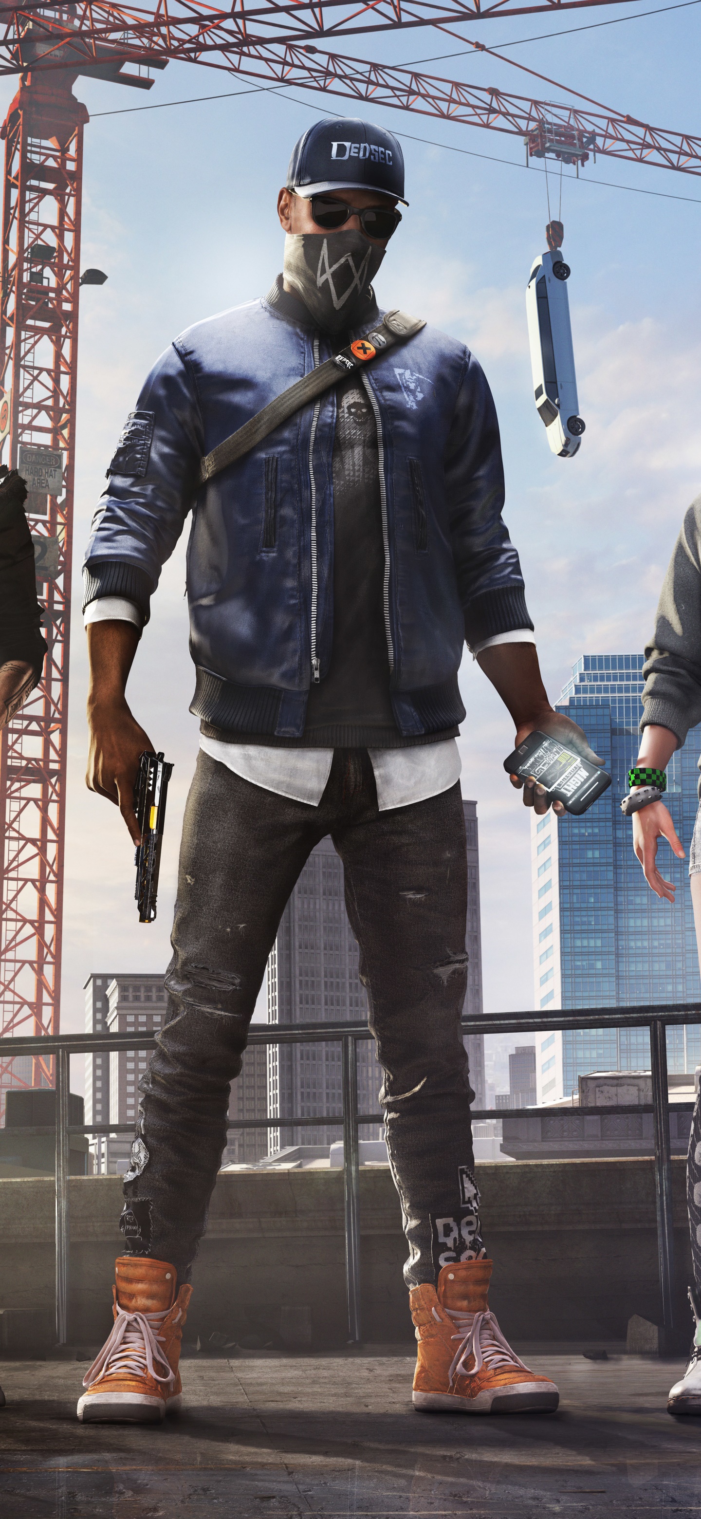 Video Game Watch Dogs 2, Marcus Holloway, 1440x3120, Phone HD Wallpaper