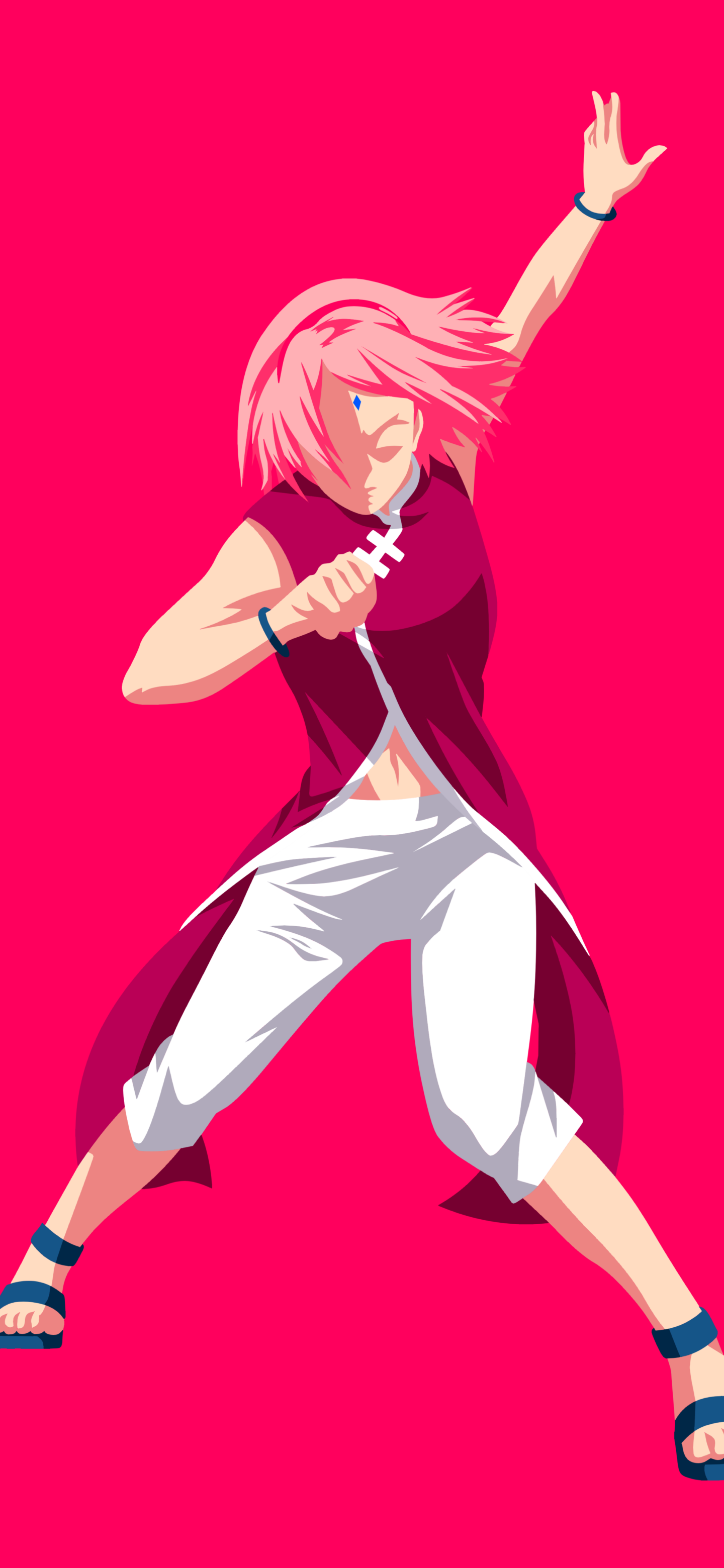 Anime Boruto, Short Hair, Pink Hair, Sakura Haruno, 1440x3120, Phone HD Wallpaper