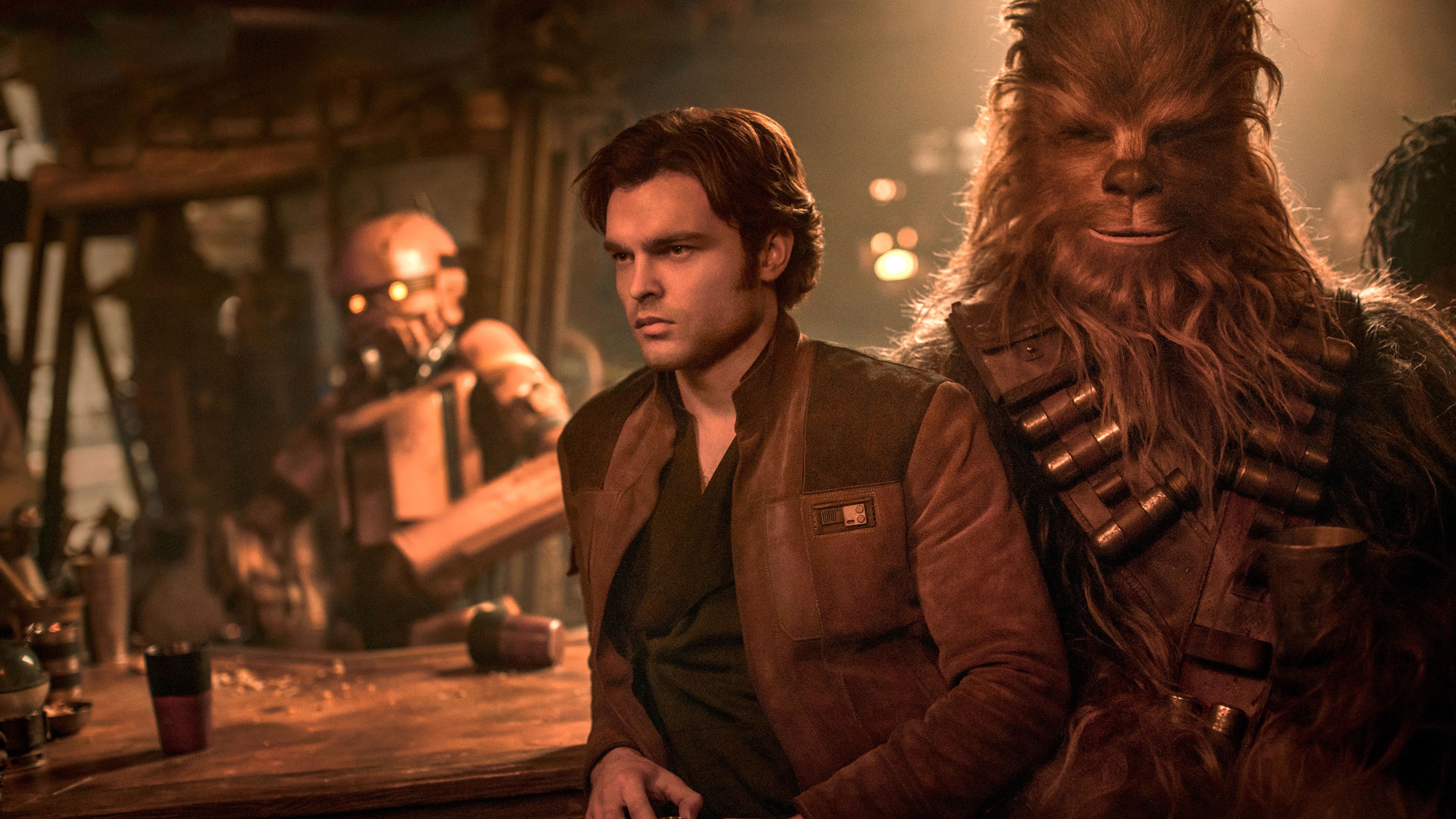 Solo: A Star Wars Story, Alden Ehrenreich, Joonas Suotamo, 4K, HD Wallpaper