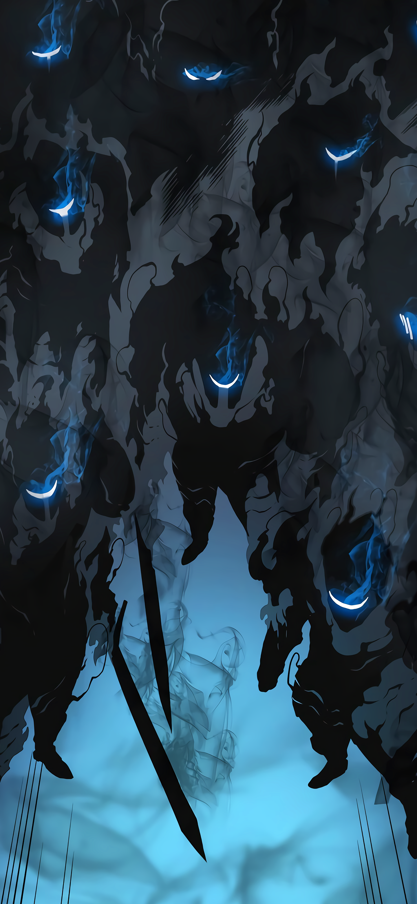 Anime Solo Leveling, Shadow Infantry (Solo Leveling), 1440x3120, Phone HD Wallpaper