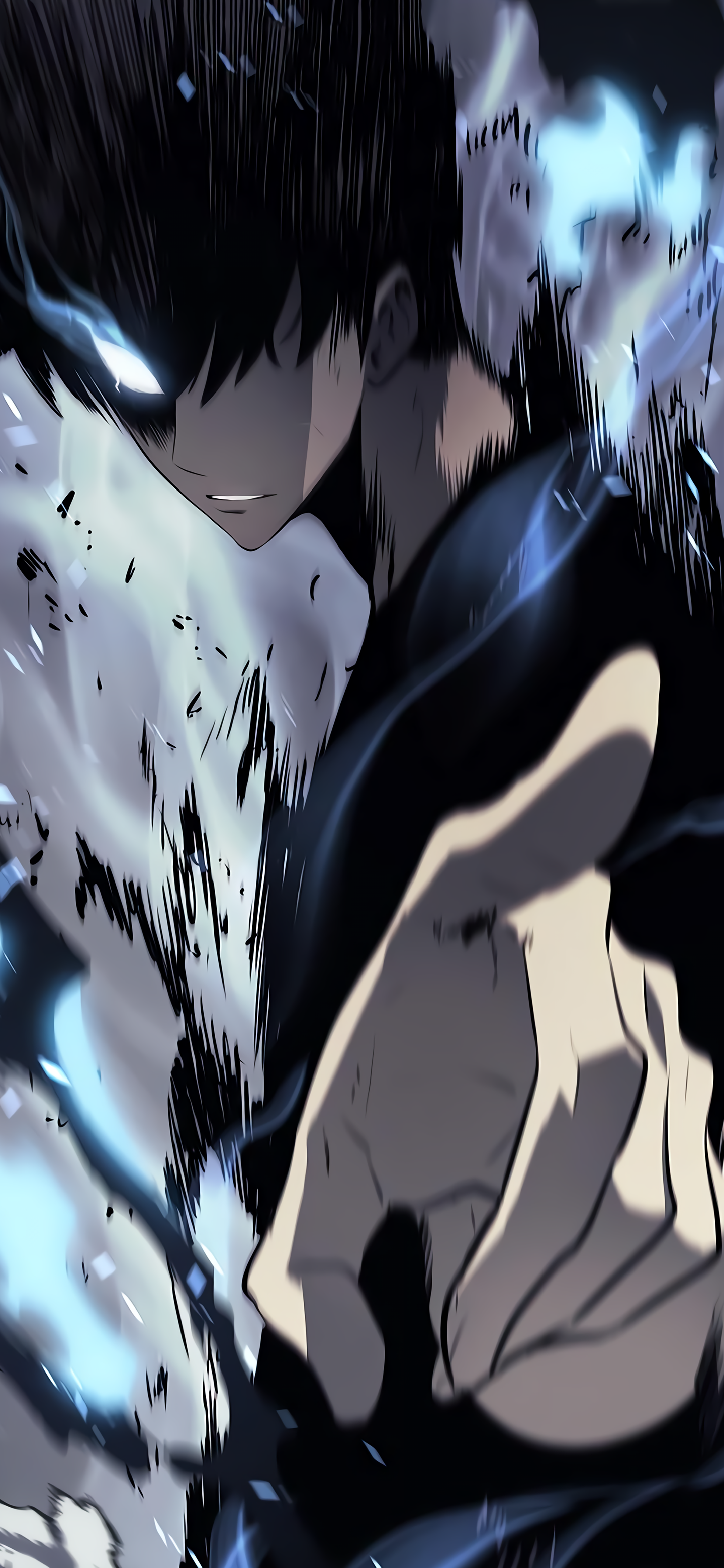 Anime Solo Leveling, Sung Jin-Woo, 1440x3120, Phone HD Wallpaper