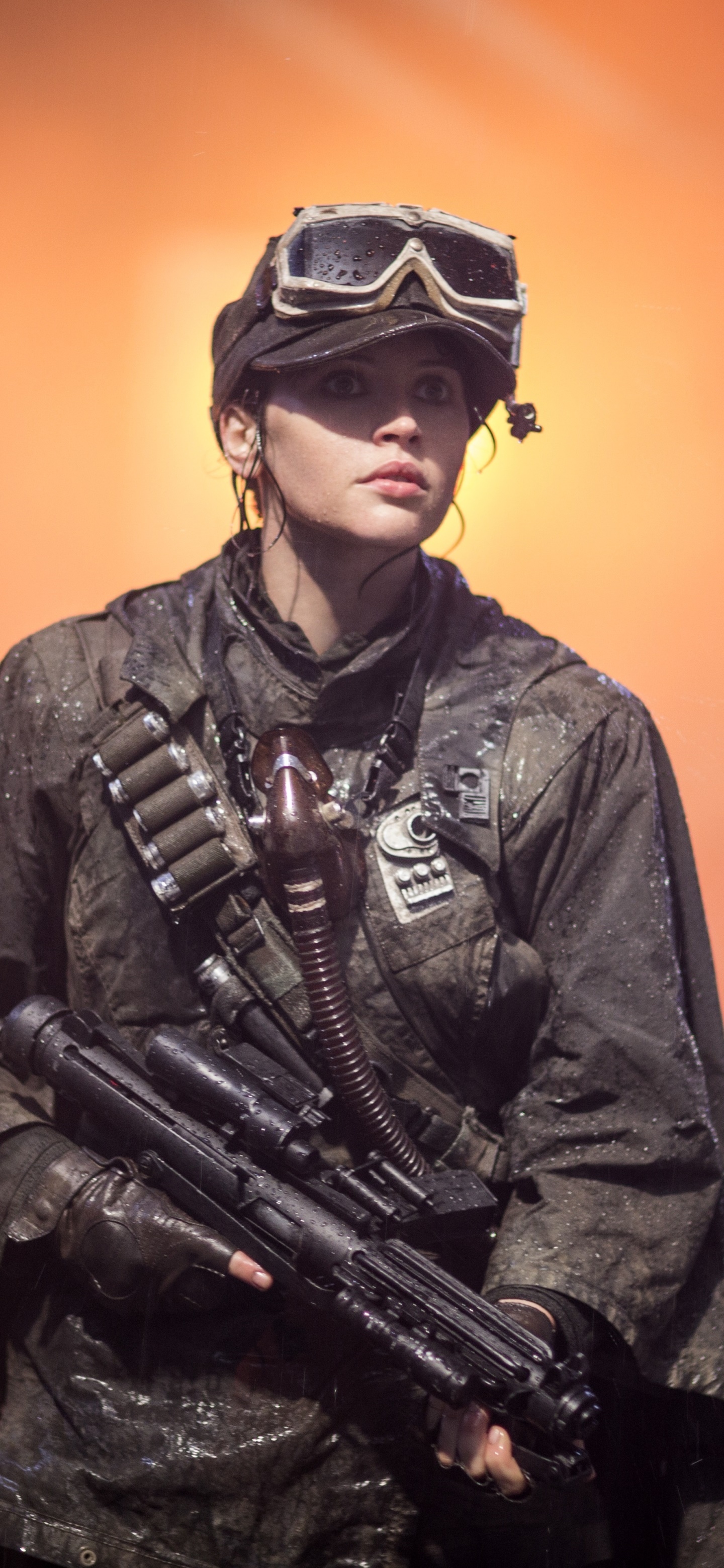 Movie Rogue One: A Star Wars Story, Felicity Jones, Star Wars, Jyn Erso, 1440x3120, Phone HD Wallpaper