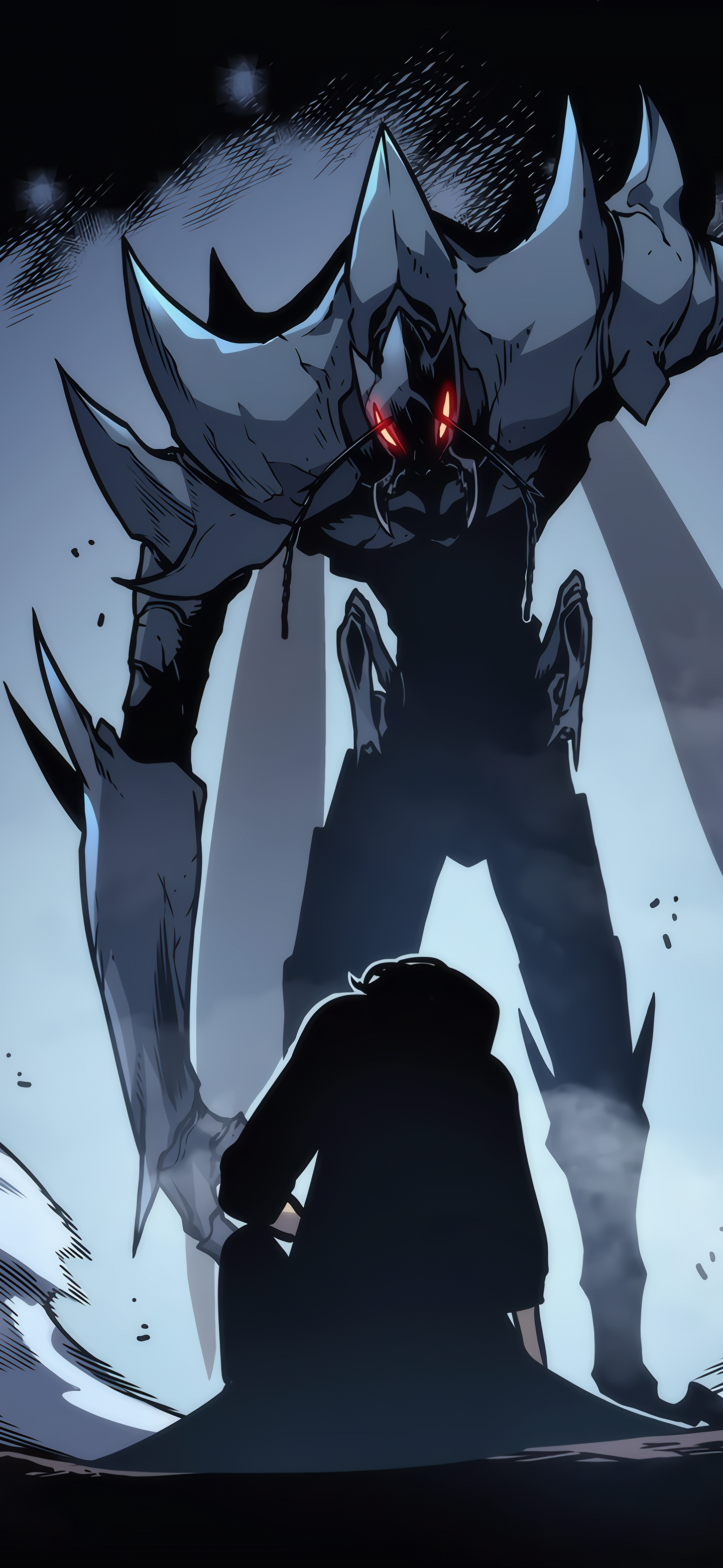 Anime Solo Leveling, Sung Jin-Woo, 1440x3120, Phone HD Wallpaper
