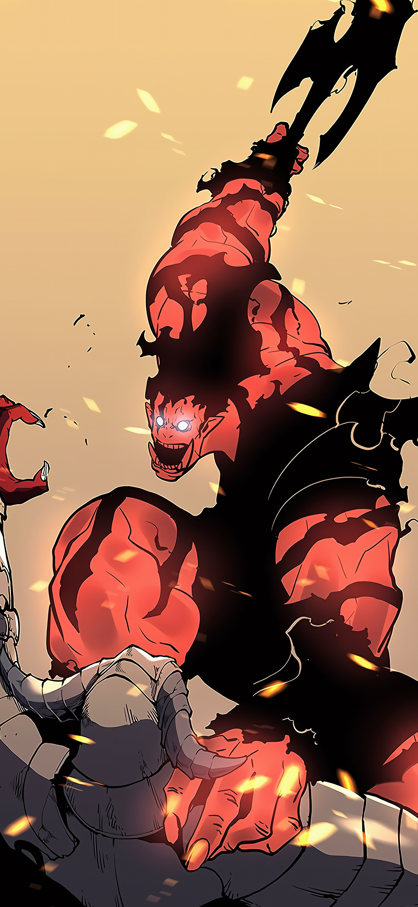 Anime Solo Leveling, Shadow High Orcs (Solo Leveling), 1440x3120, Phone HD Wallpaper