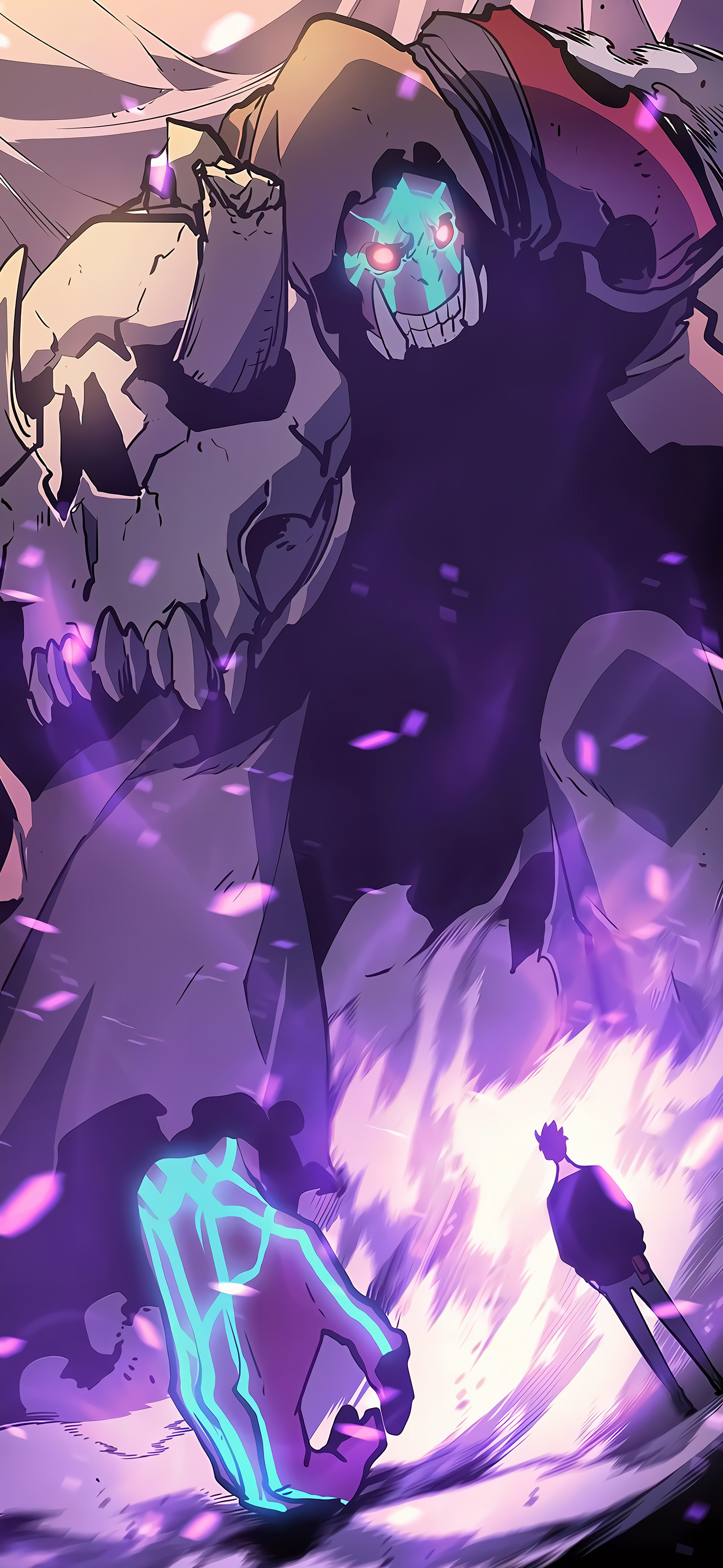 Anime Solo Leveling, Sung Jin-Woo, Kargalgan (Solo Leveling), 1440x3120, Phone HD Wallpaper