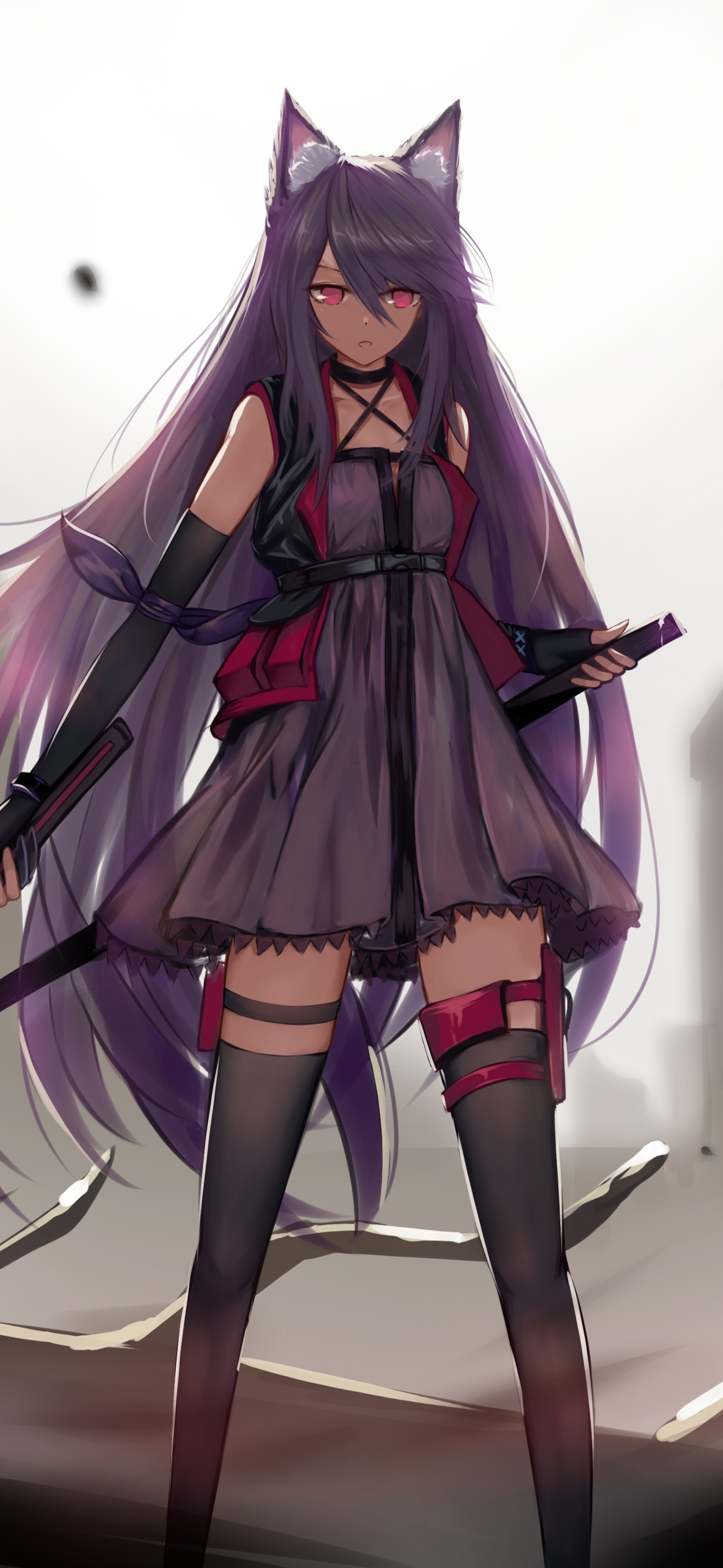 Video Game Arknights, Cat Girl, 1440x3120, Phone HD Wallpaper