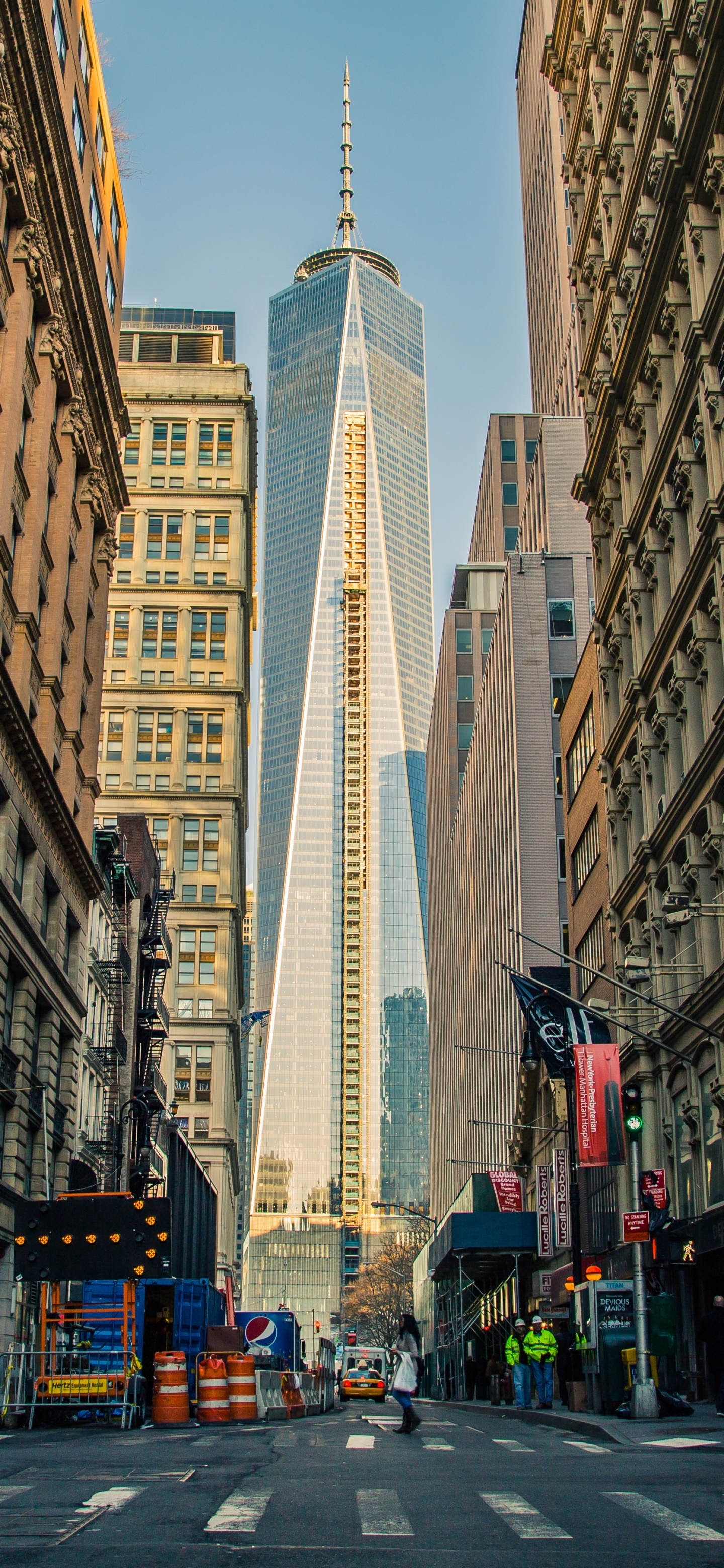 Man Made Manhattan, Building, New York, Street, 1440x3120, Phone HD Wallpaper