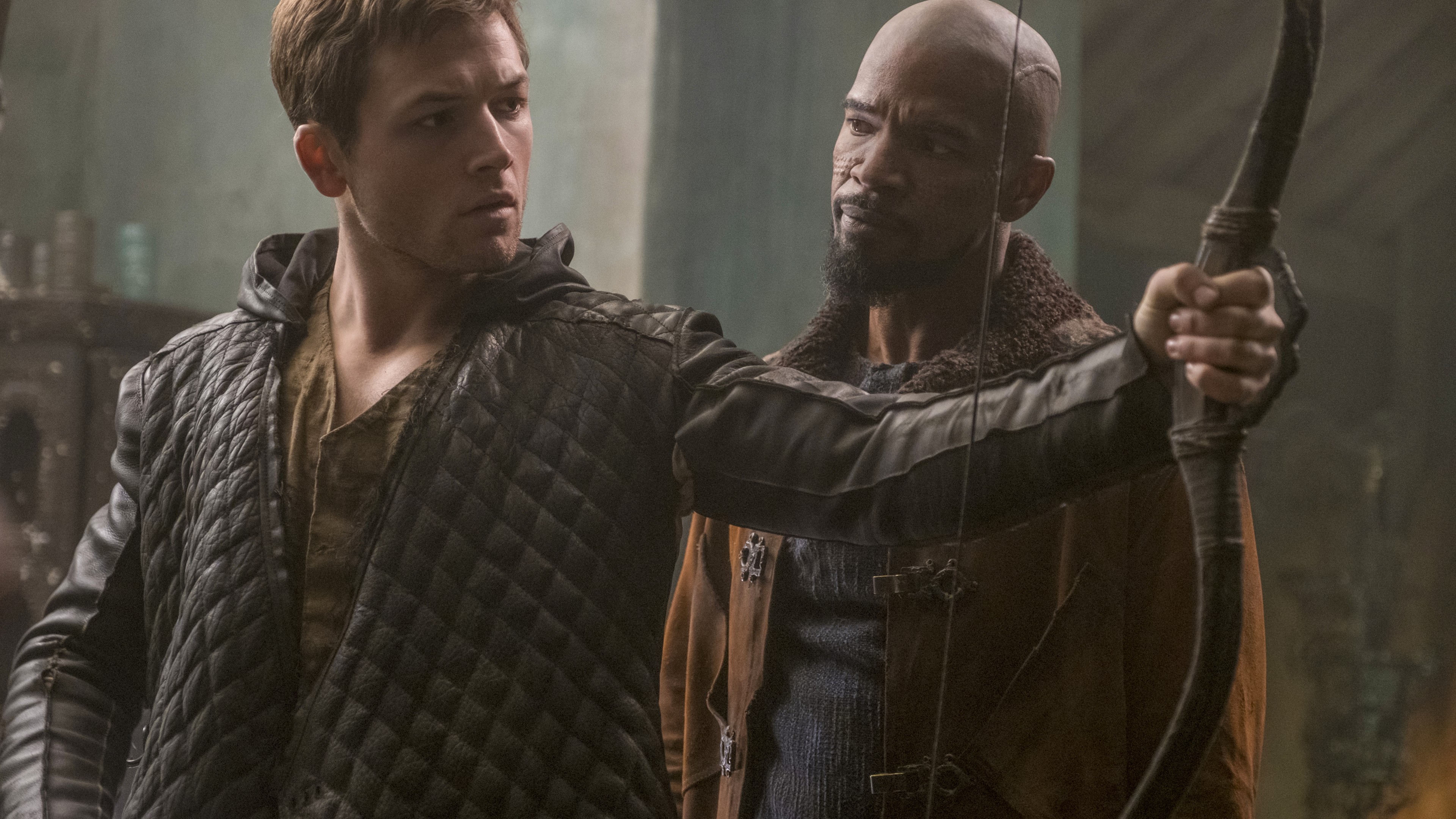 Robin Hood, Jamie Foxx, Taron Egerton, 4K, 4K, 6K, HD Wallpaper