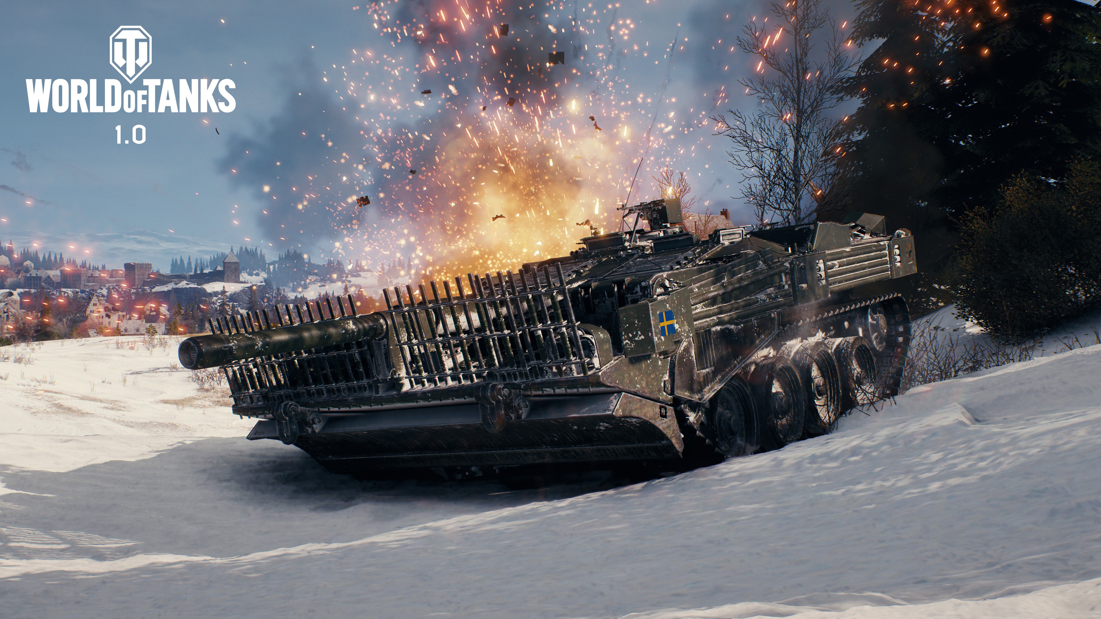 World of Tanks 1.0, Erlenberg, STRV 103 B, 4K, HD Wallpaper