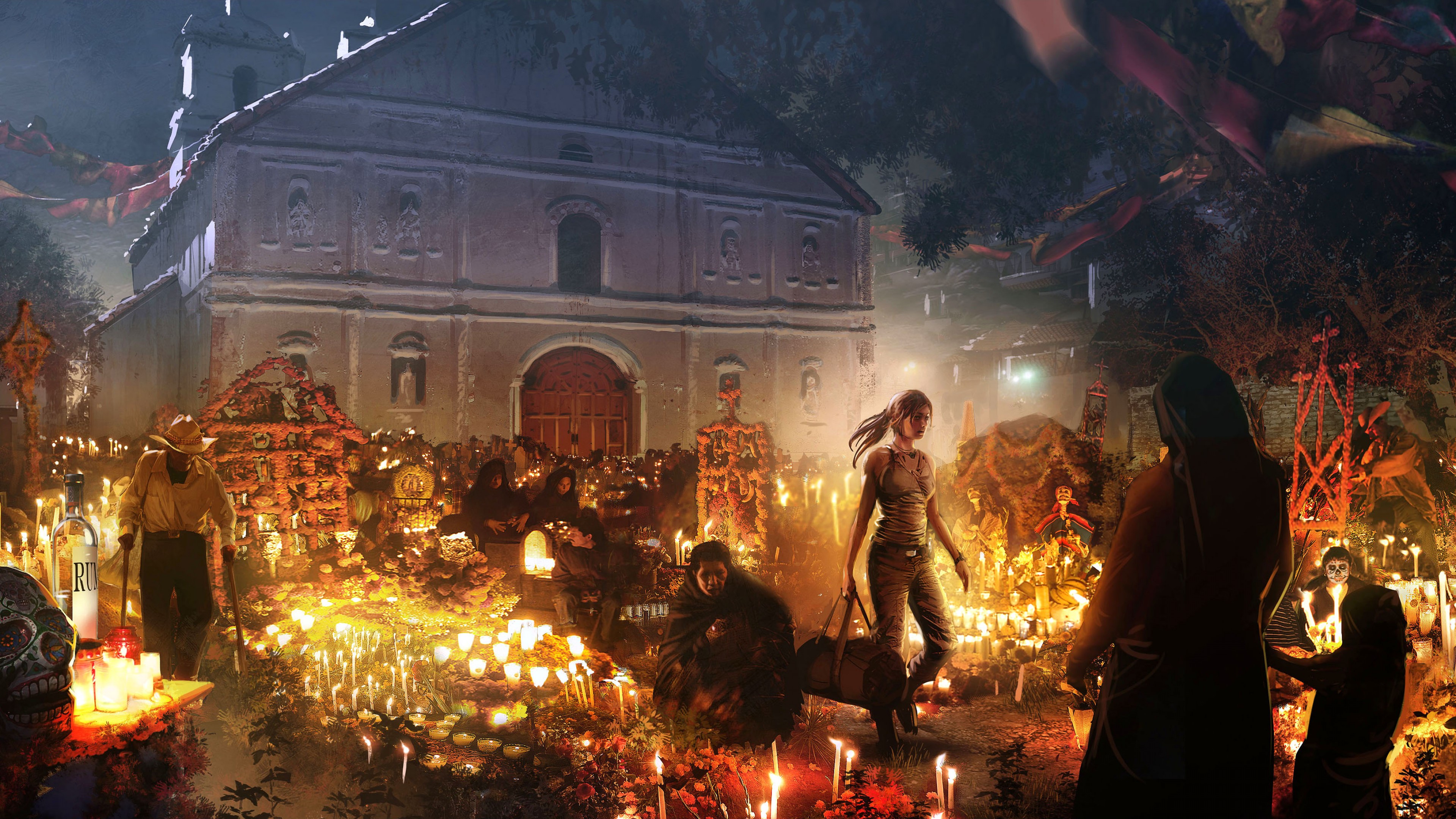 Shadow of the Tomb Raider, Lara Croft, screenshot, 4K, HD Wallpaper