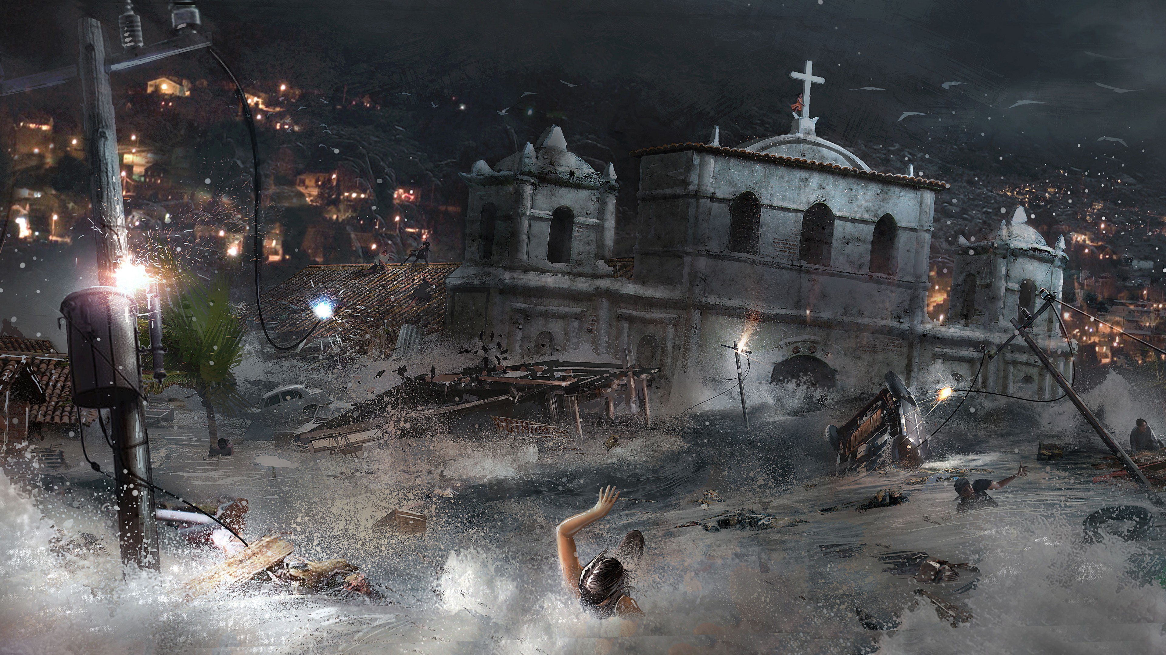 Shadow of the Tomb Raider, Lara Croft, screenshot, 4K, HD Wallpaper