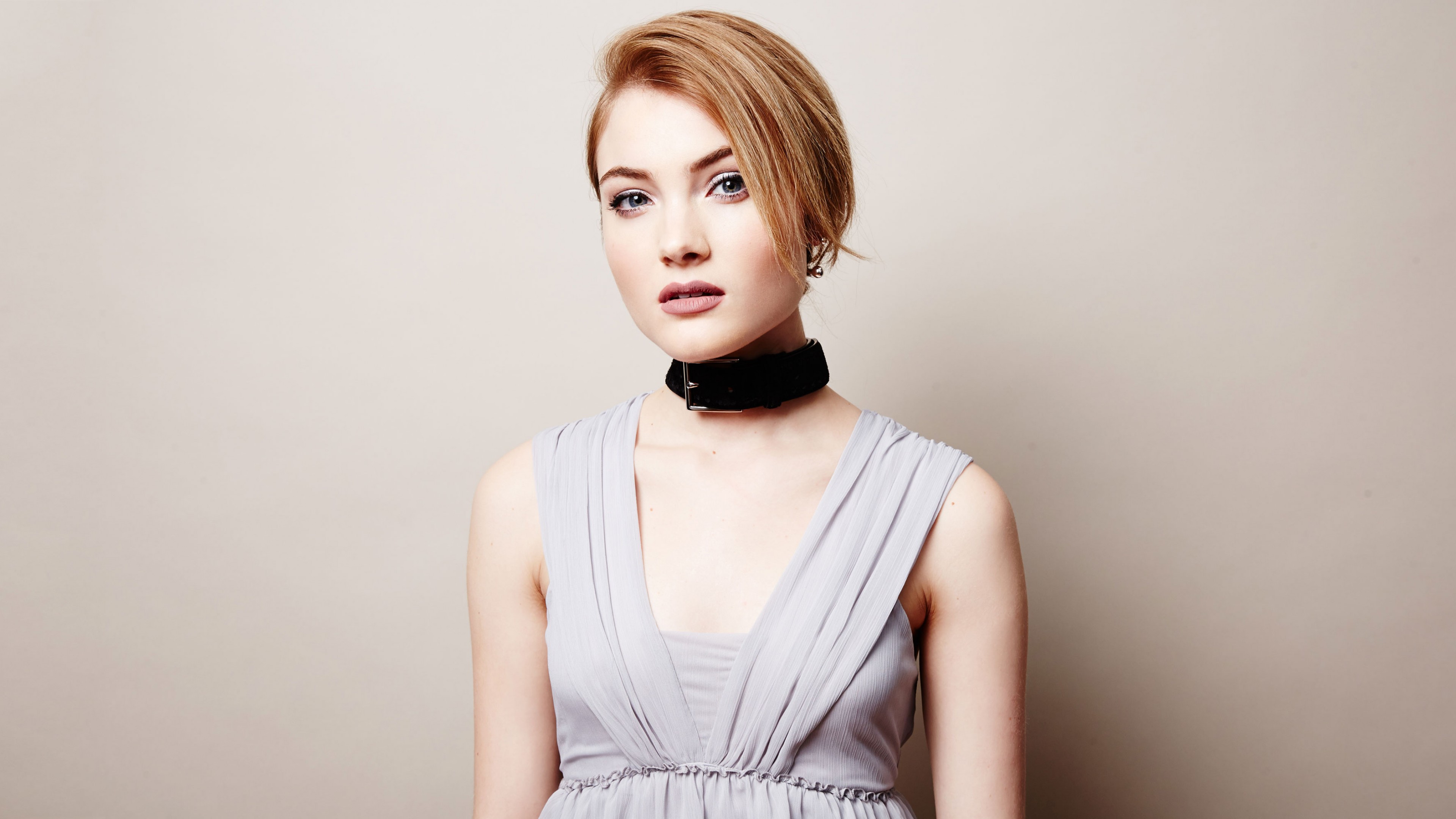 Skyler Samuels, beauty, redhead, 4k, HD Wallpaper
