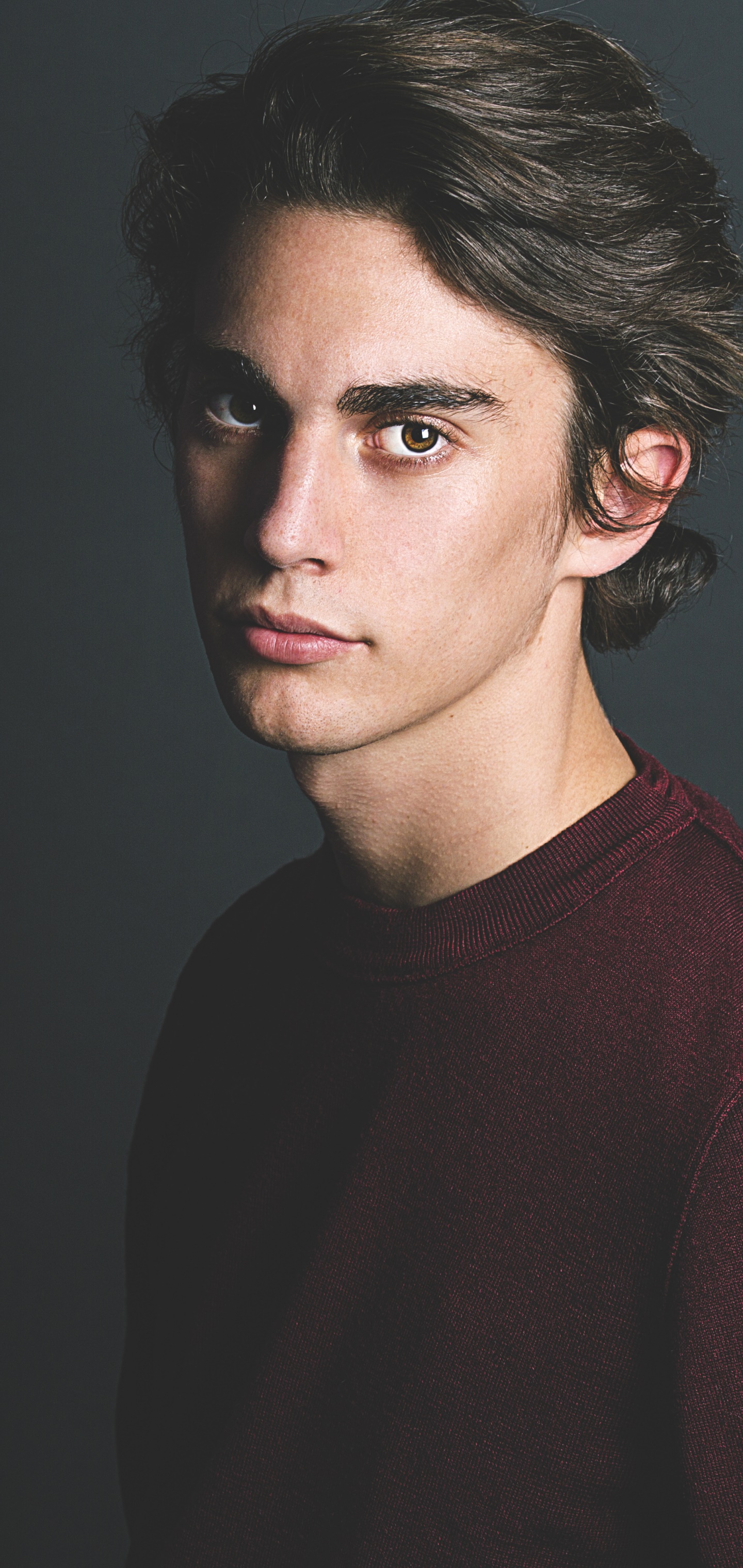 Men Model, Brown Eyes, 1440x3040, Phone HD Wallpaper