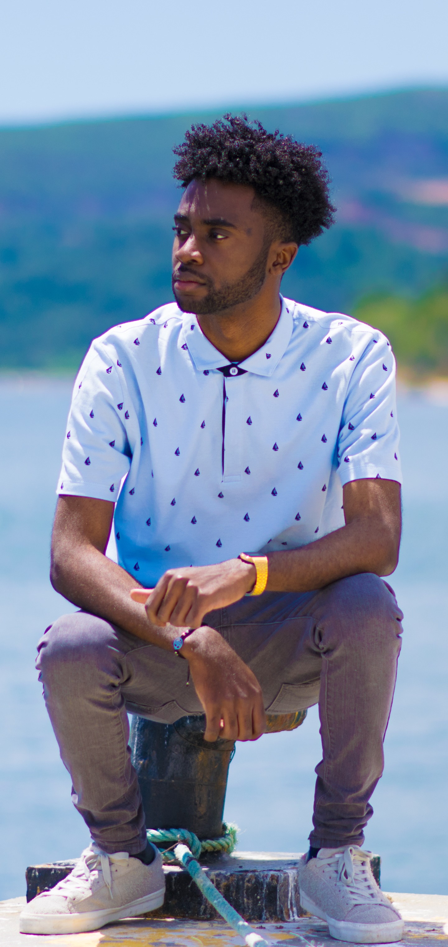 Men Model, Depth Of Field, 1440x3040, Phone HD Wallpaper