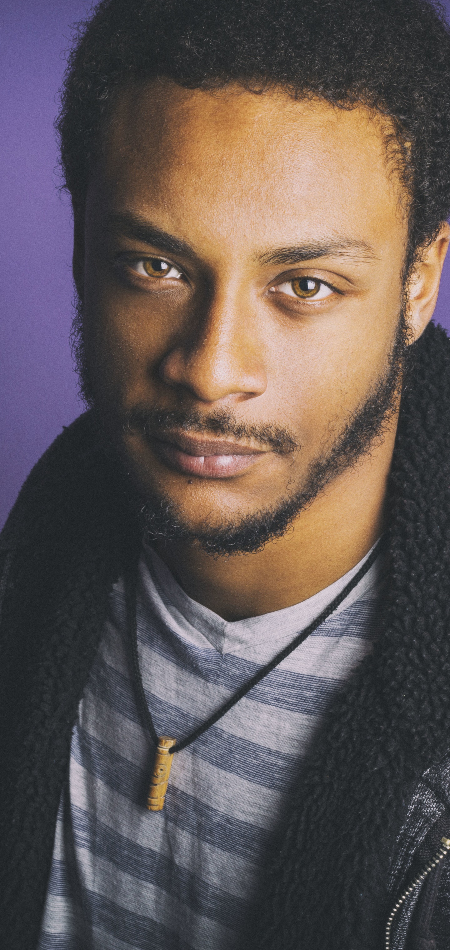Men Model, Beard, Brown Eyes, 1440x3040, Phone HD Wallpaper